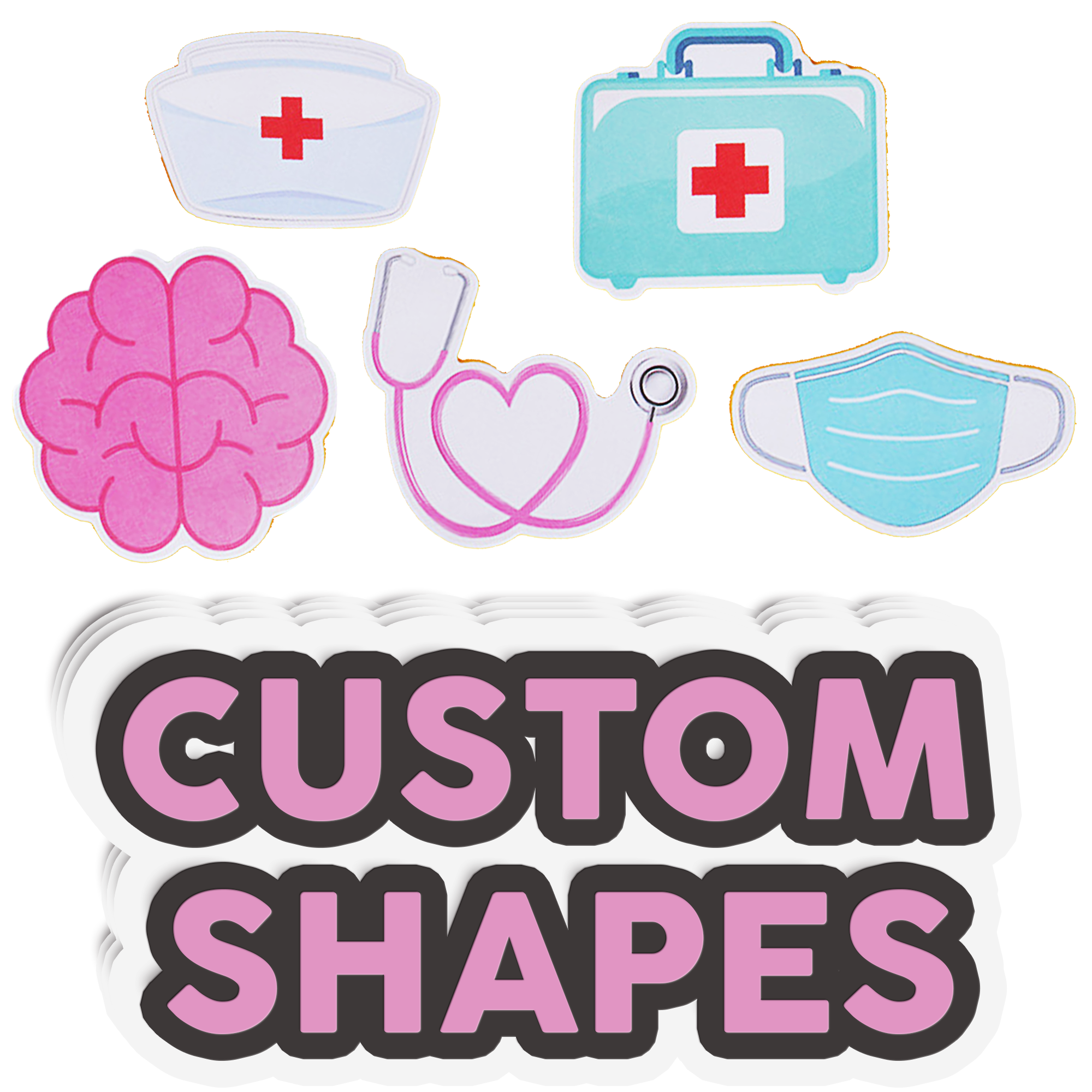 Custom-Shaped Sticky Notes
