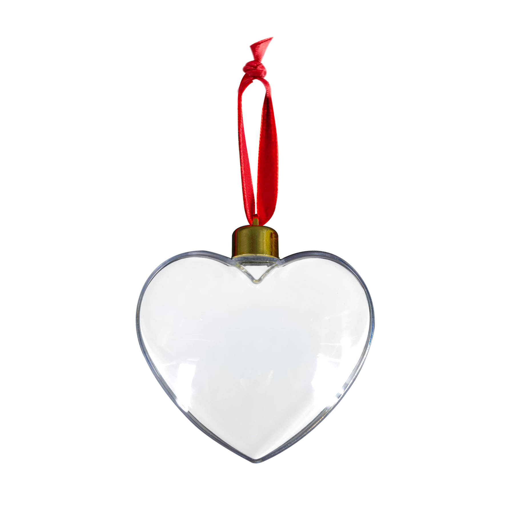 MDF Full Color Clear Heart Ornament 16