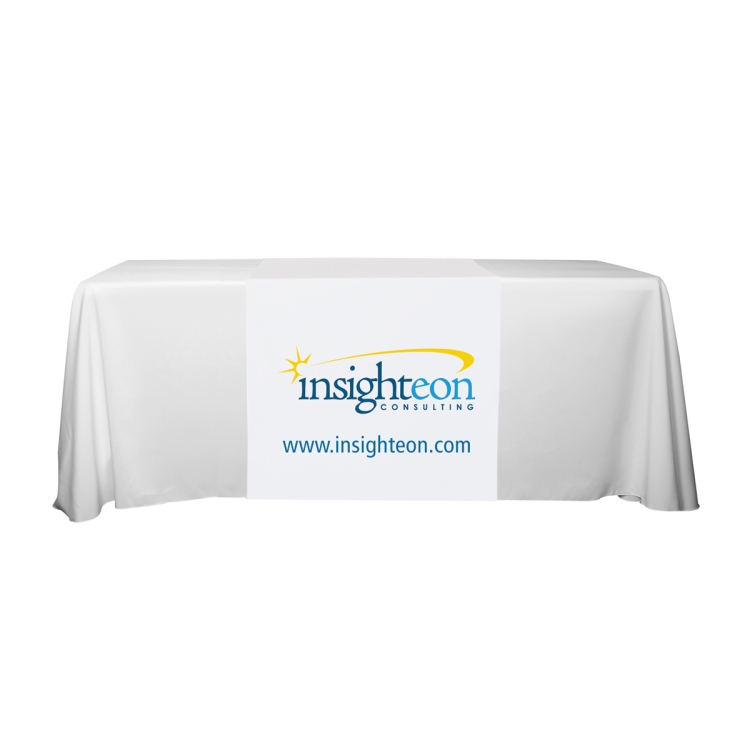 "Roger Eight" 90" L Table Runners (One Color Print) / Accommodates 3 ft Table and Larger 6