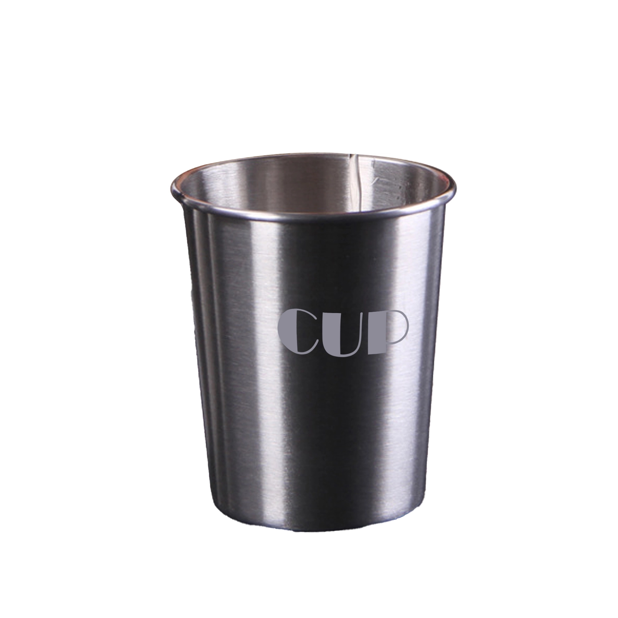 8 Oz Single Wall Stainless Steel Pint Cup