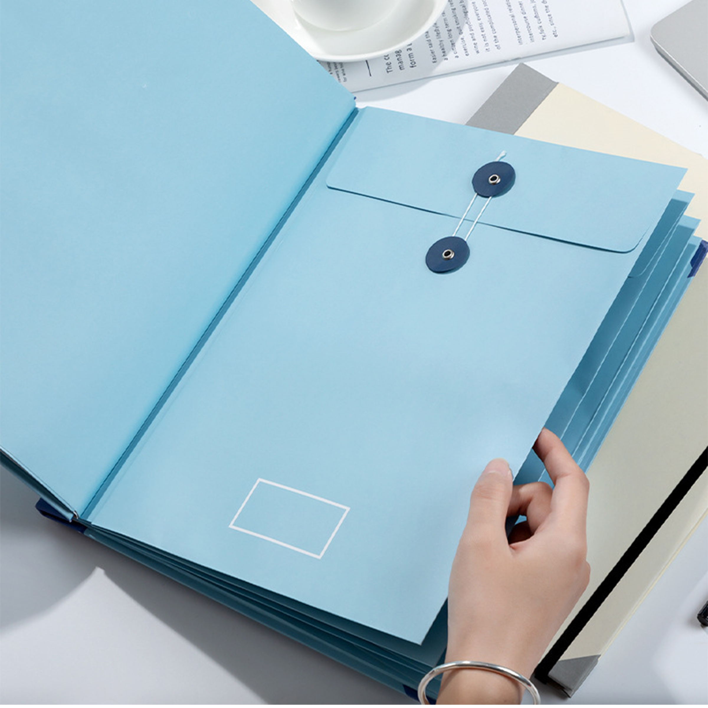 Pvc Stylish Expanding File Folder With Secure Closure For Everyday Use 11