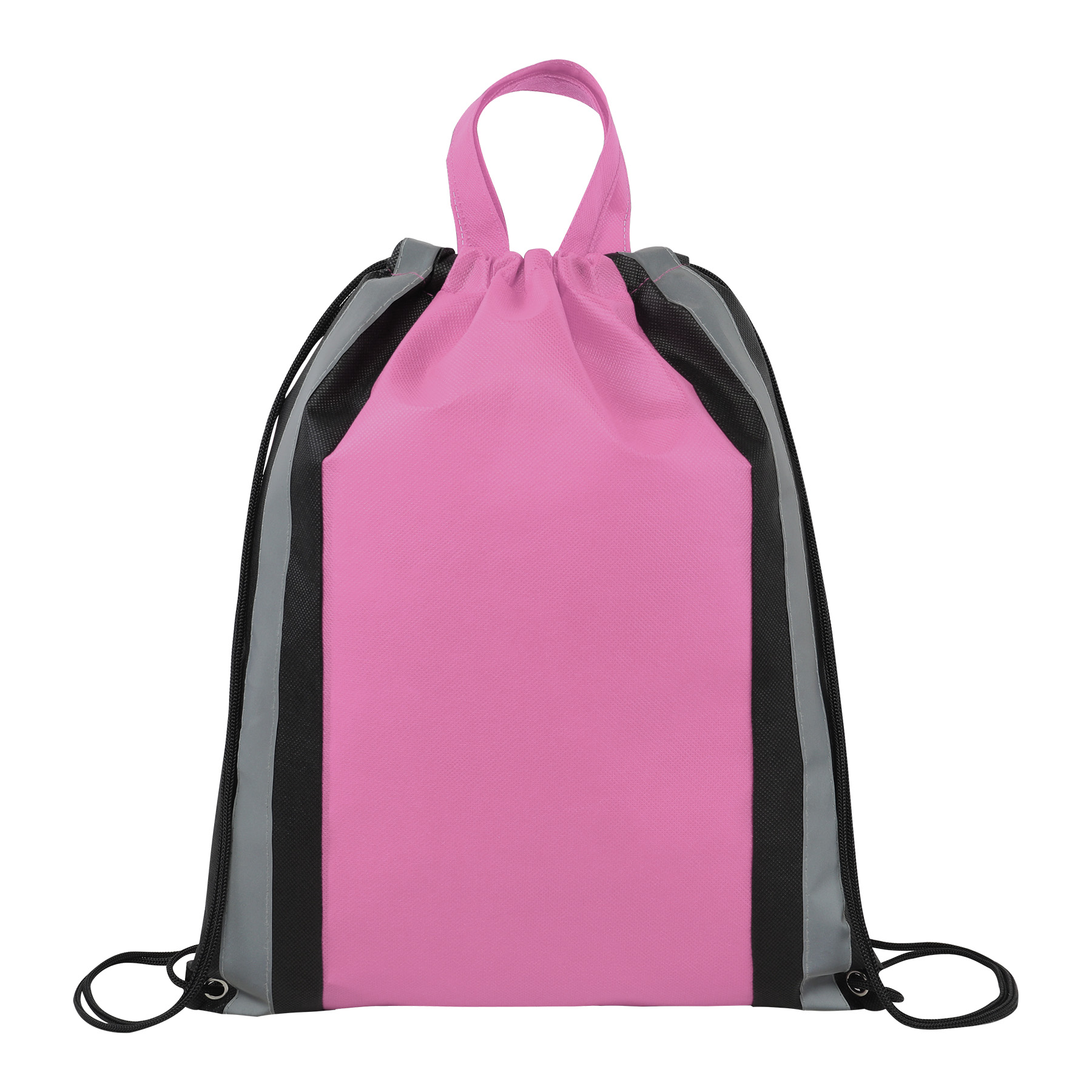 Small Reflective Non-Woven Drawstring Bag 34