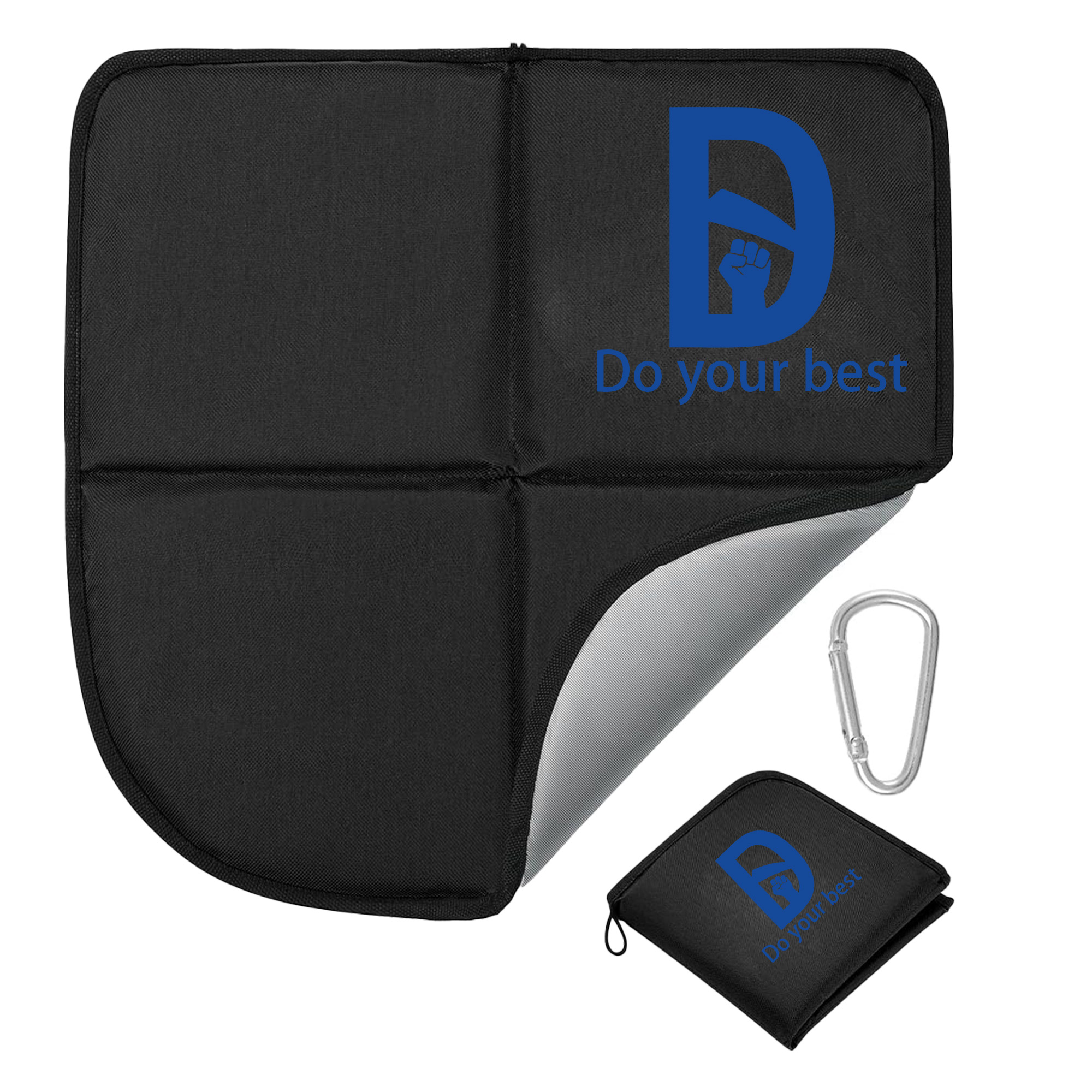 Backpacking Beach Sit Pad with Climbing Carabiner 5