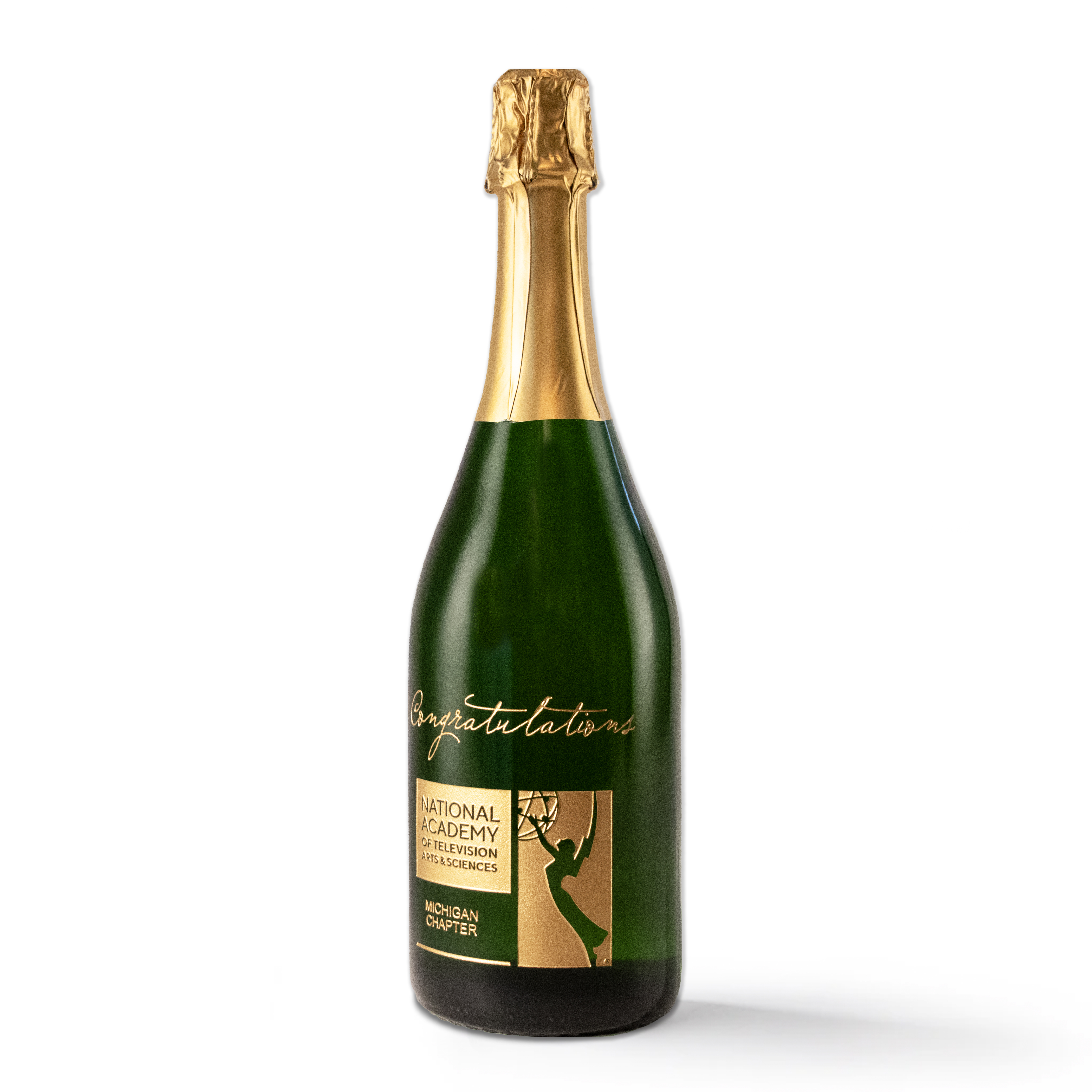 Etched CA Champagne Sparkling Wine Bottle 4