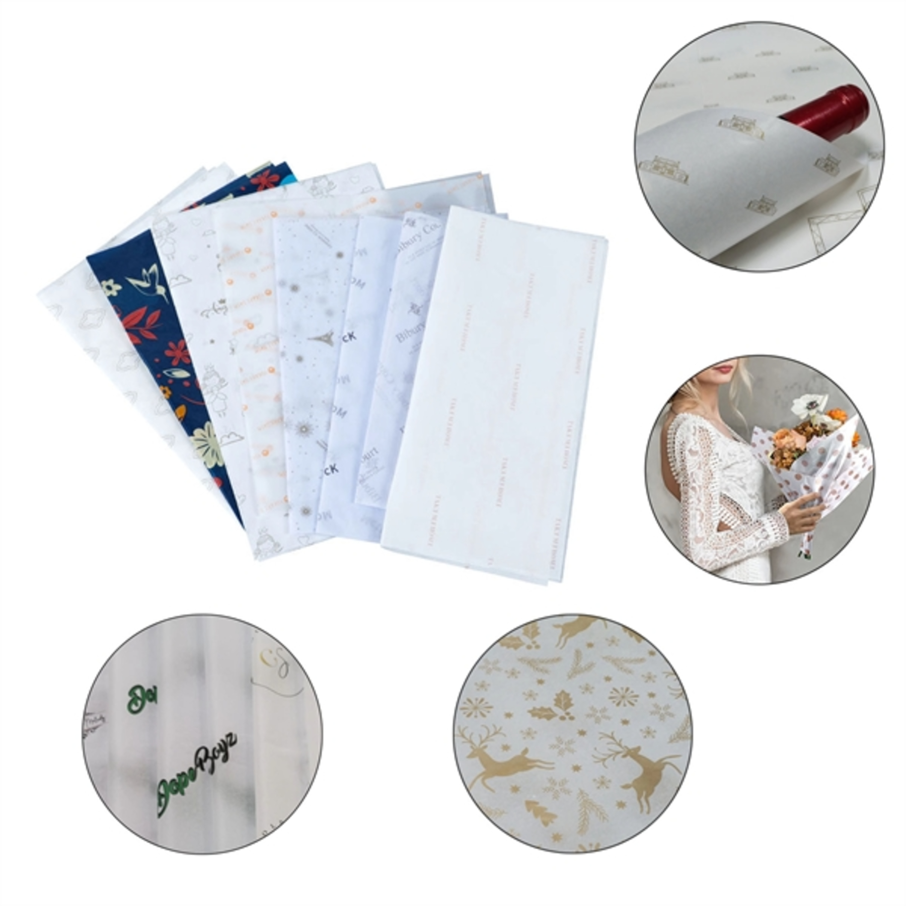 Tissue Paper Custom Wrapping Printed Gift Food Paper