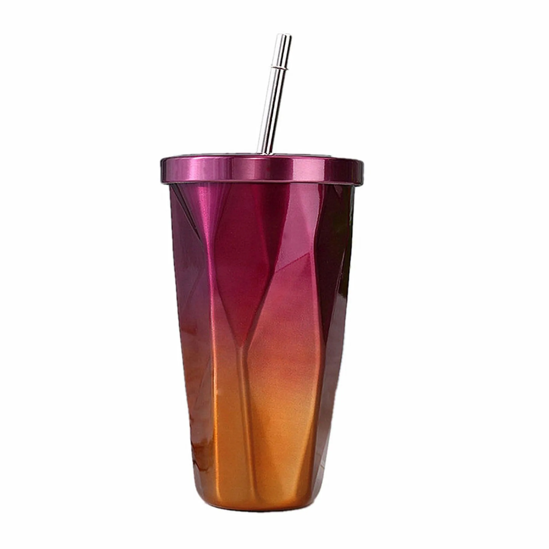 18oz Gradient Diamond-shaped Cup 31