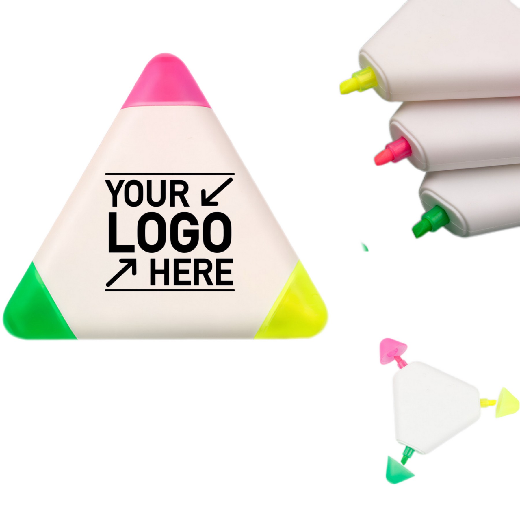 Tri-Color Triangle Highlighters