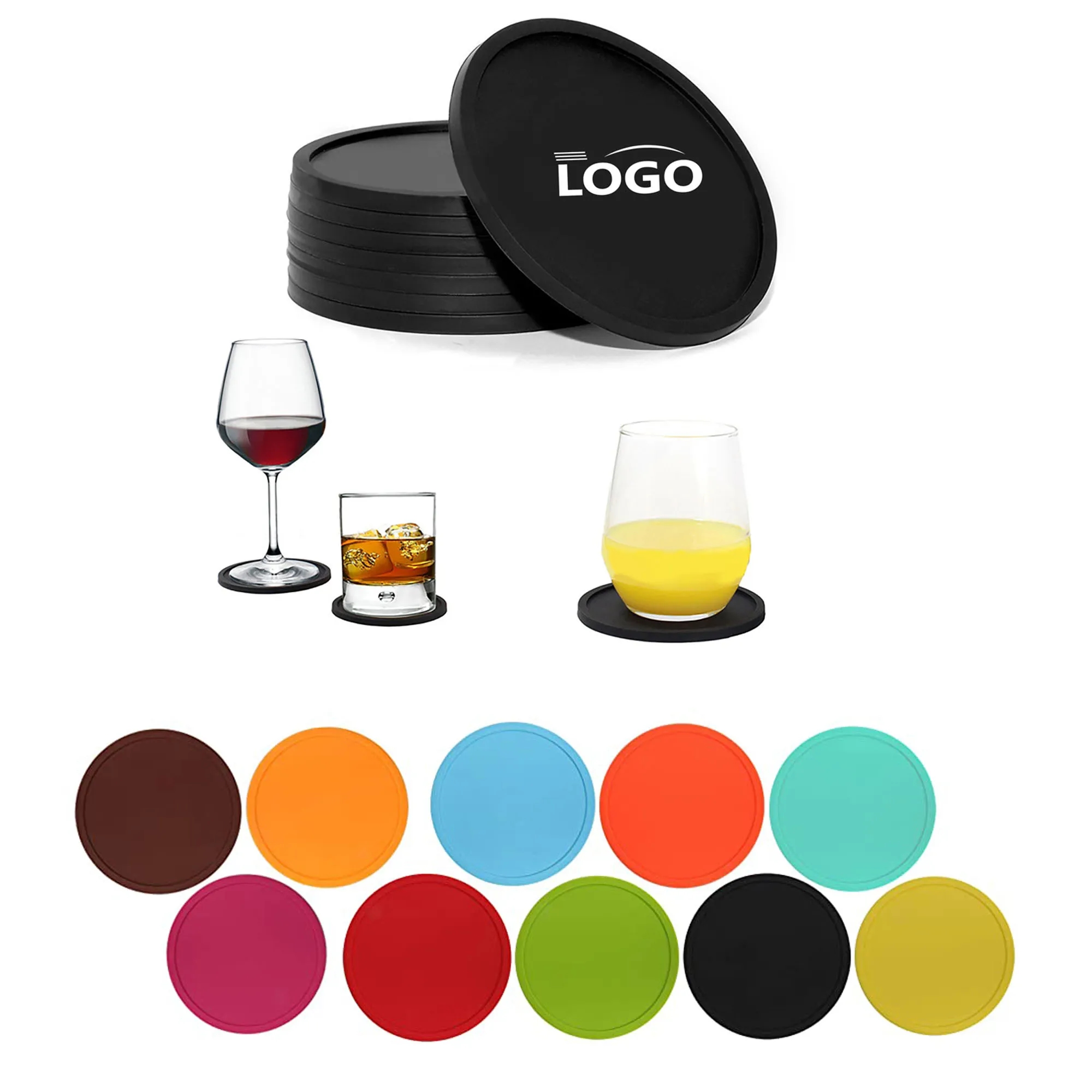 Silicone Soft Coaster for Tabletope Protection