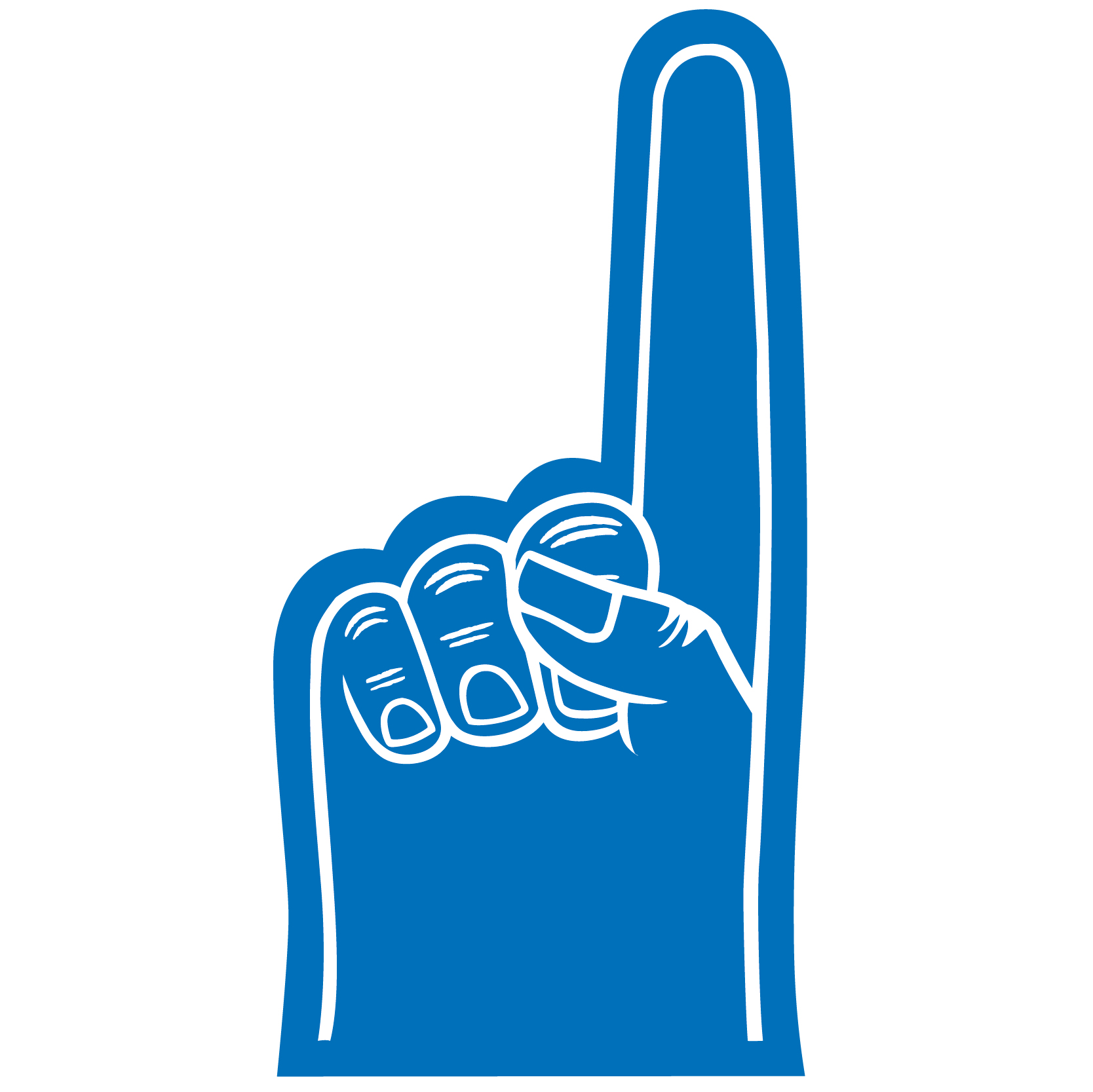 7.5" Foam Hand 73