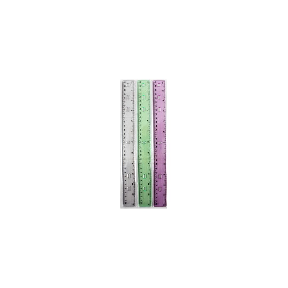 Plastic Rulers - 12" - Assorted Colors 3