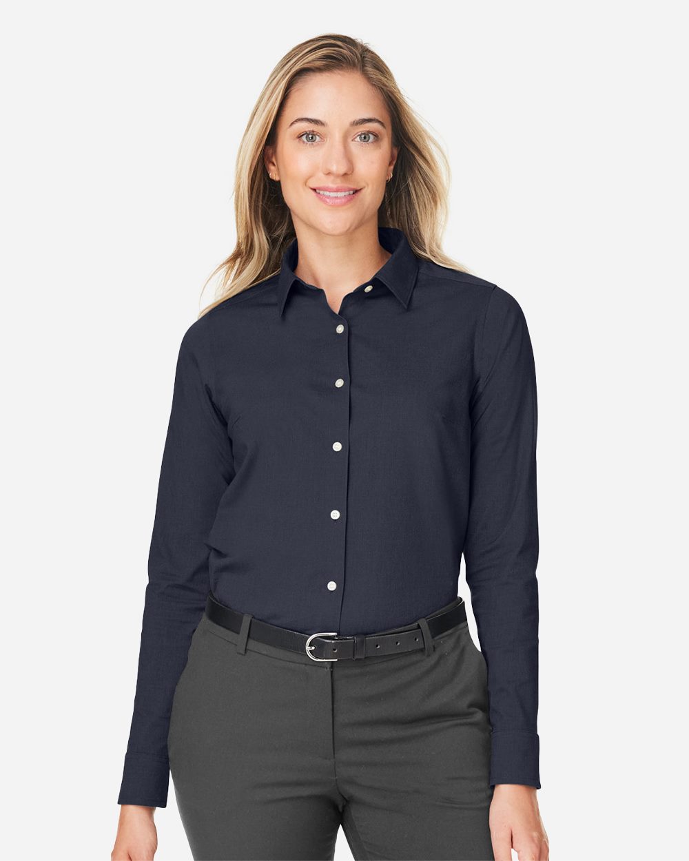 Women's CrownLux Performance Spencer Poplin Dress Shirt - DG505W