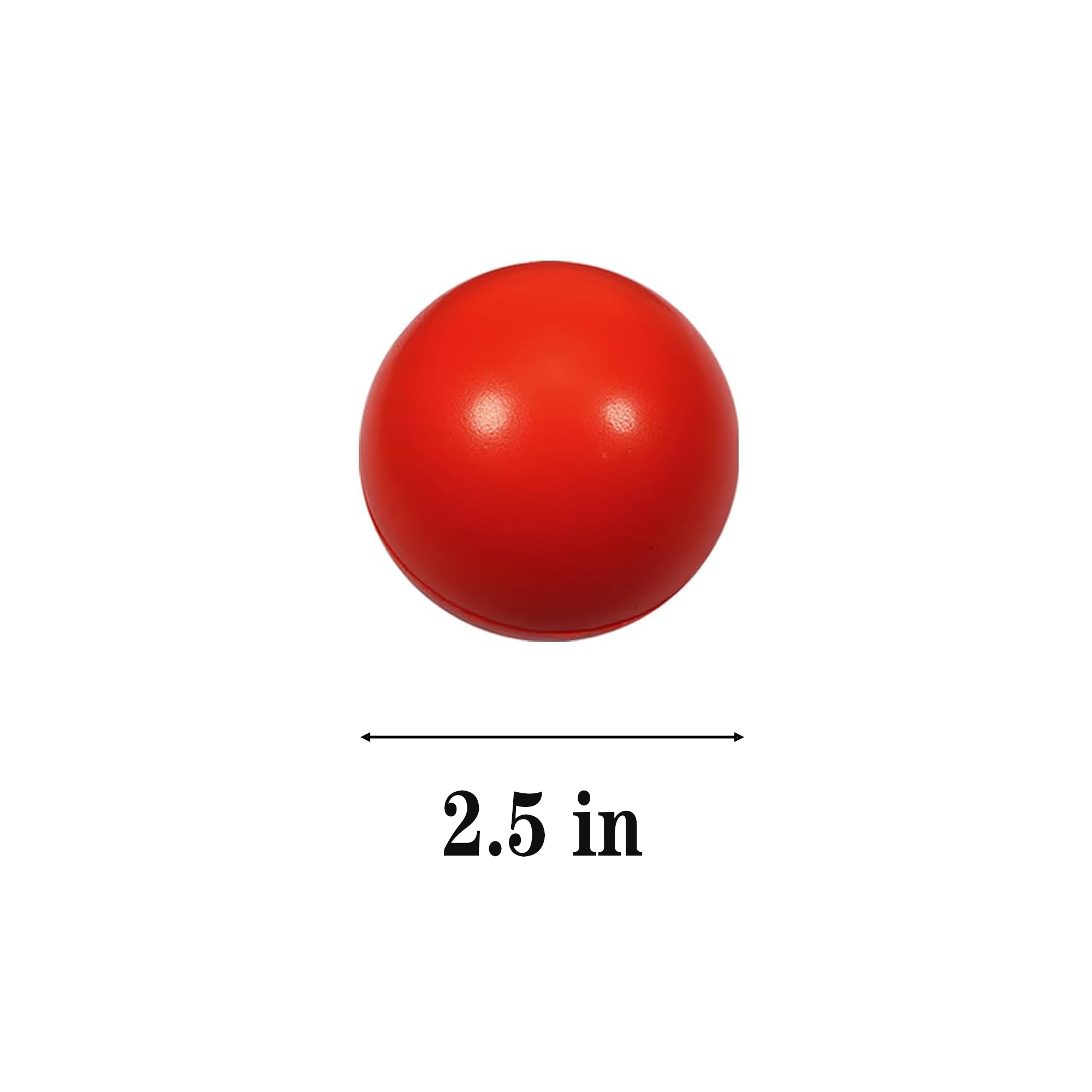 2.5 inch PU Foam Stress Ball 10
