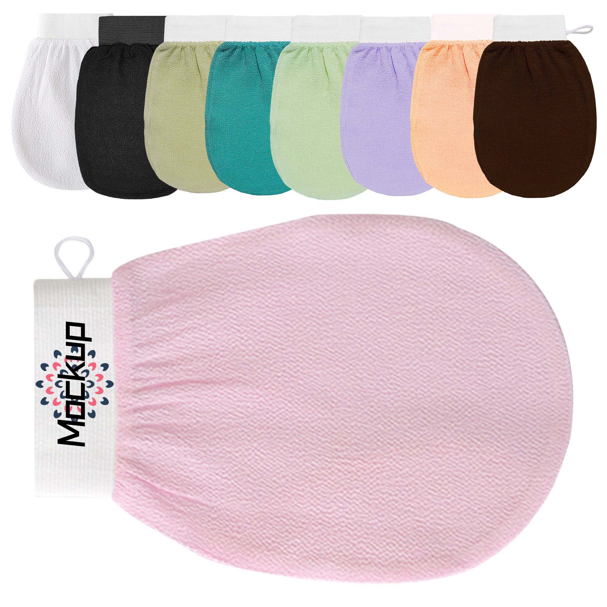Skin Scrubber Washcloth Shower Mitt 10