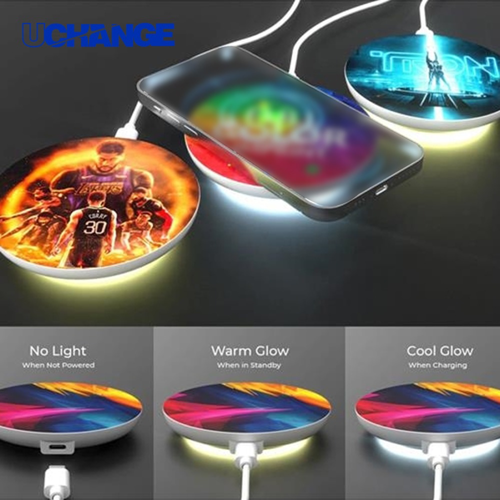 LED Light 15W Wireless Charger