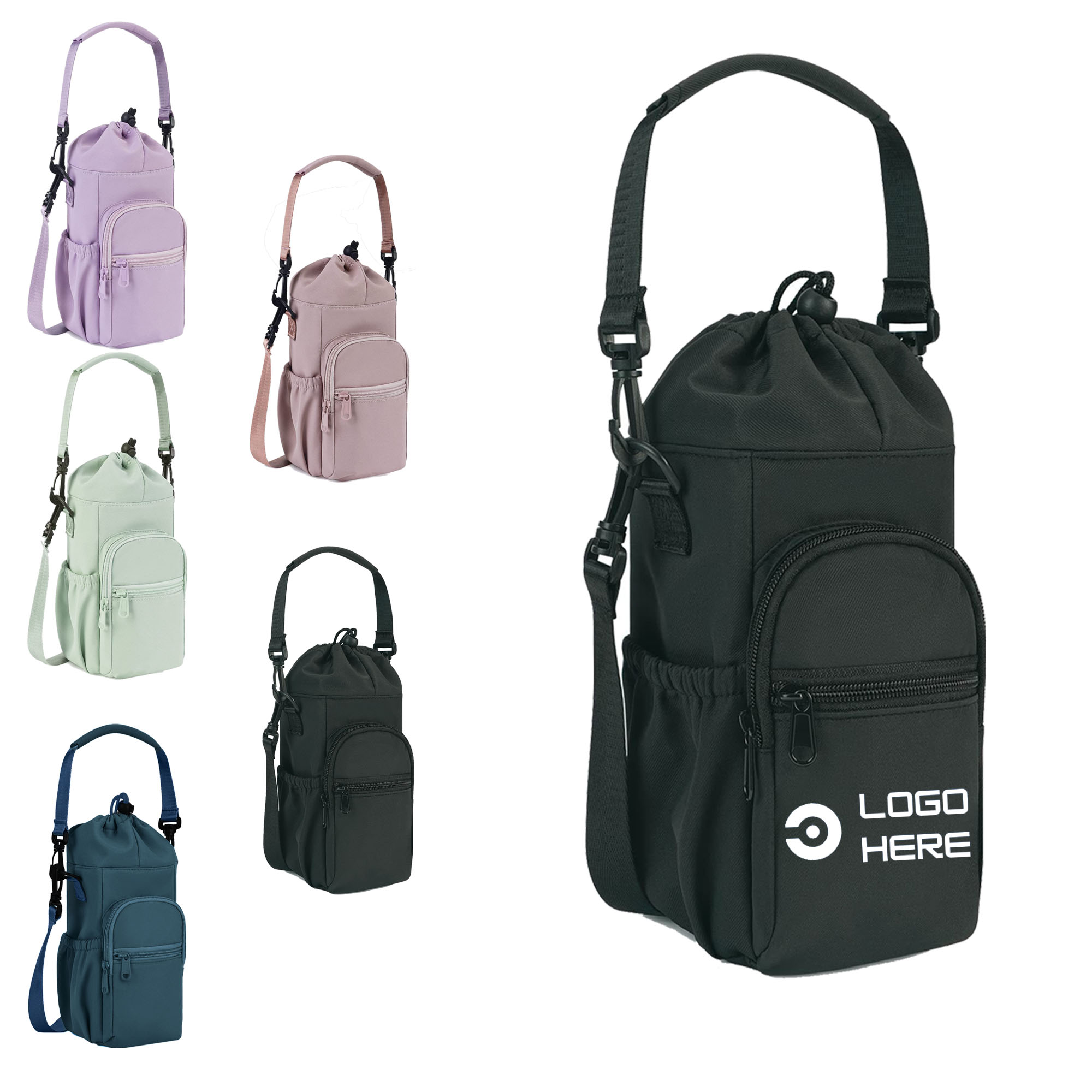 Portable Water Cup Holder with Crossbody Strap 3
