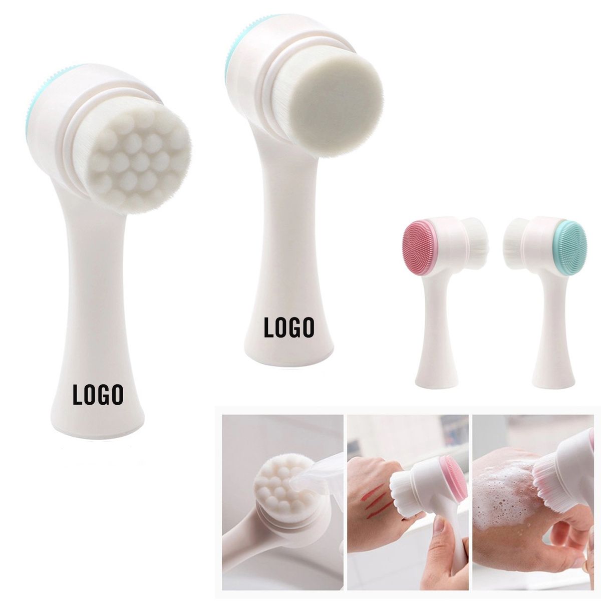 2 in 1 Facial Cleansing Brush