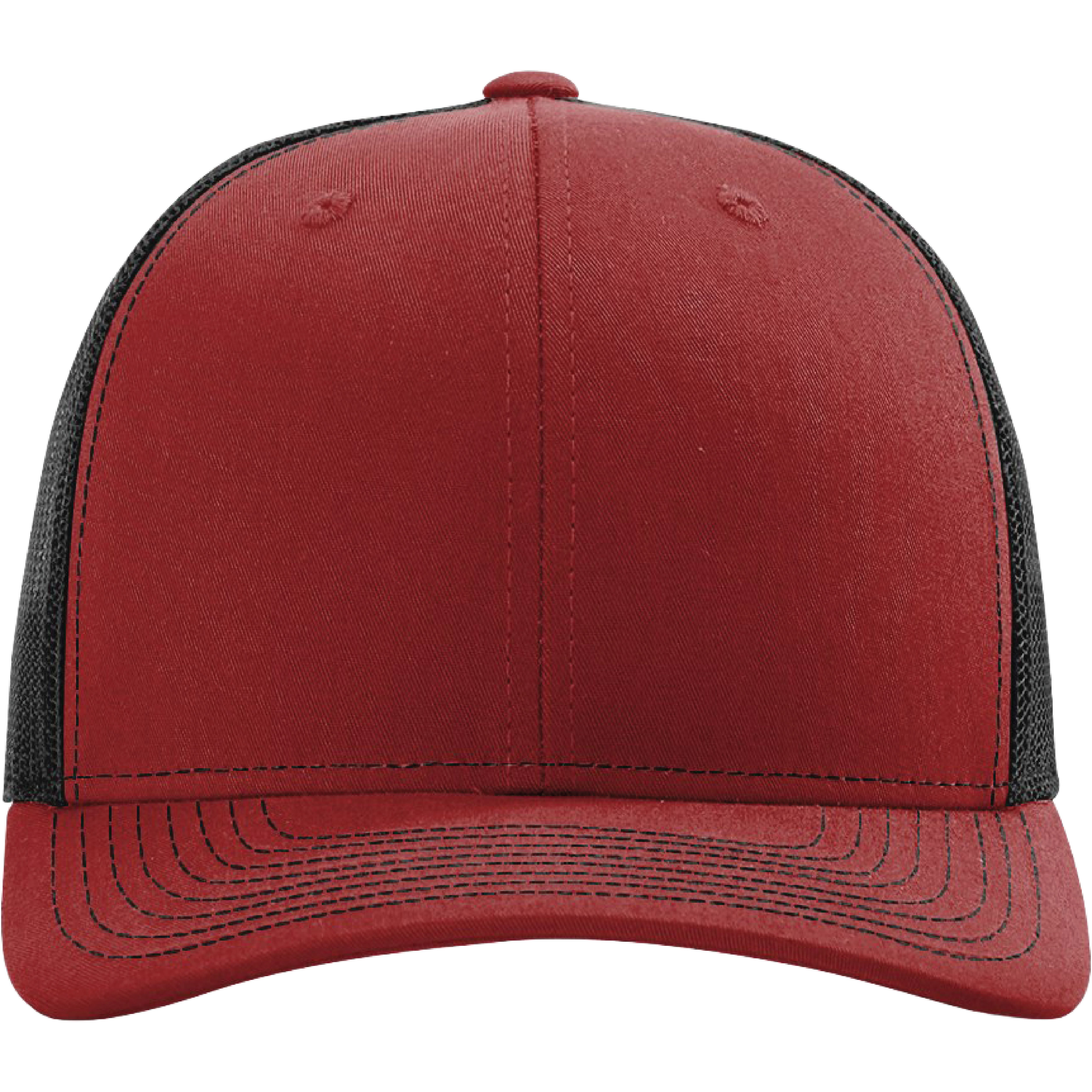 Richardson 112 6-Panel Snapback Trucker Hat w/Leatherette Adhesive Patches or Embroidery 500