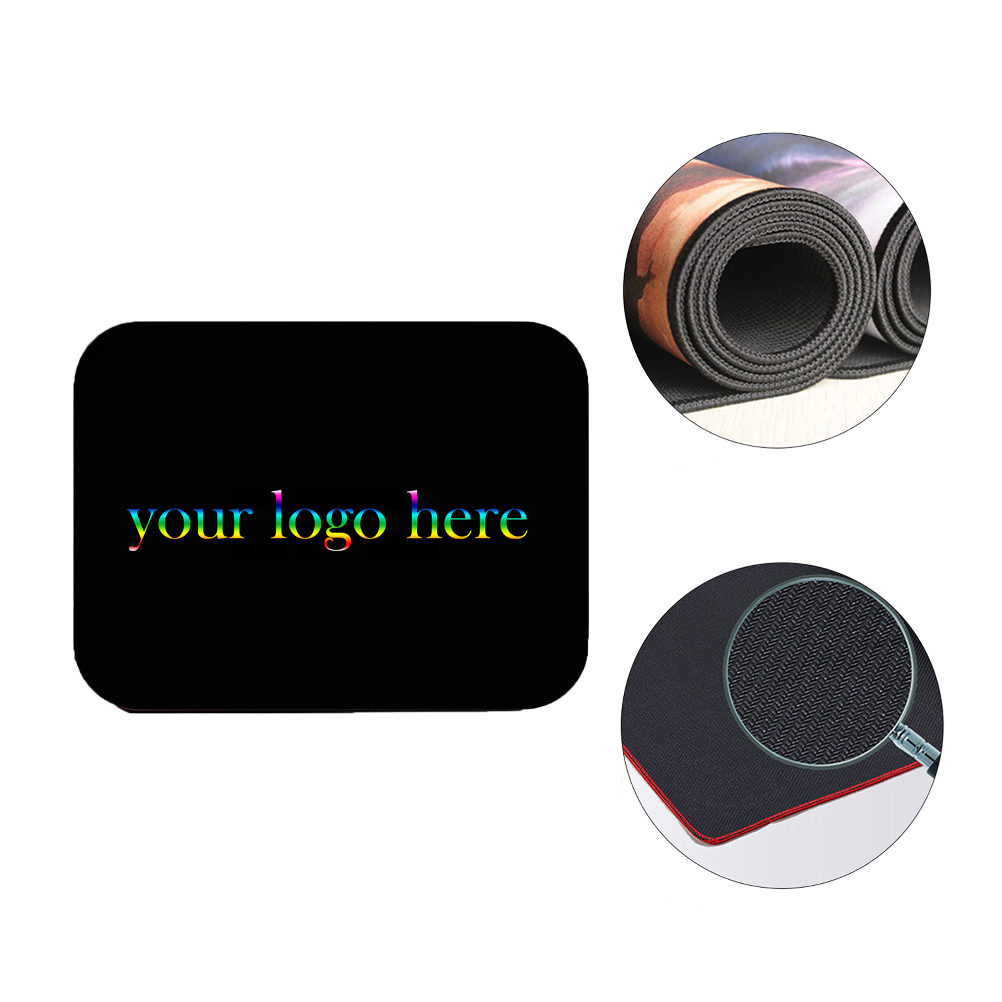 MOQ:50pcs Logo-Enhanced Mousepad
