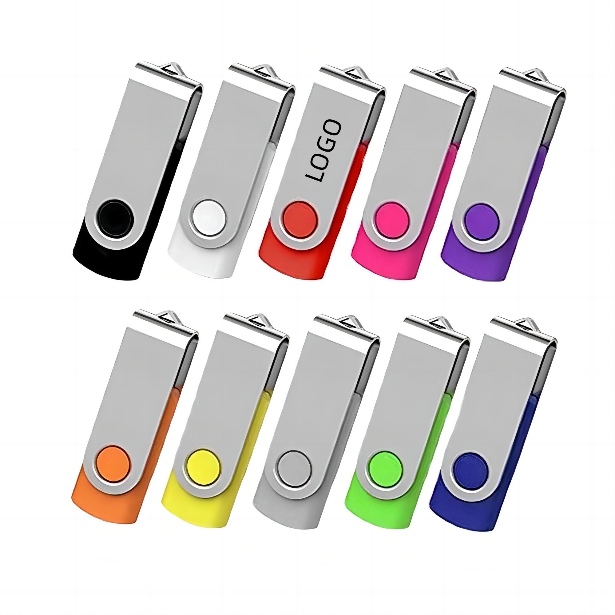 1GB Mini Plastic USB Flash Drive 4