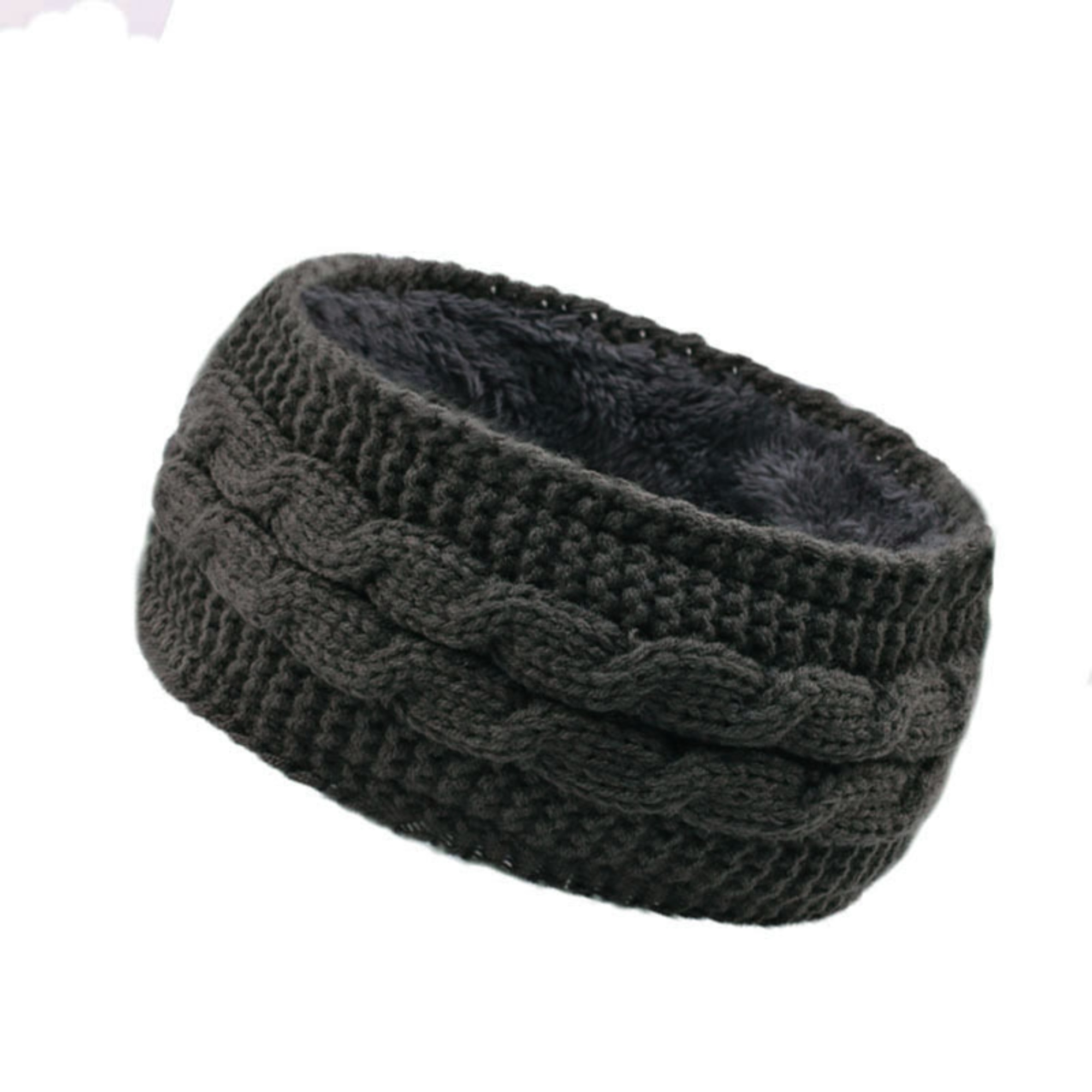 Fleece Lined Knitted Headband Ear Warmer for Women 21