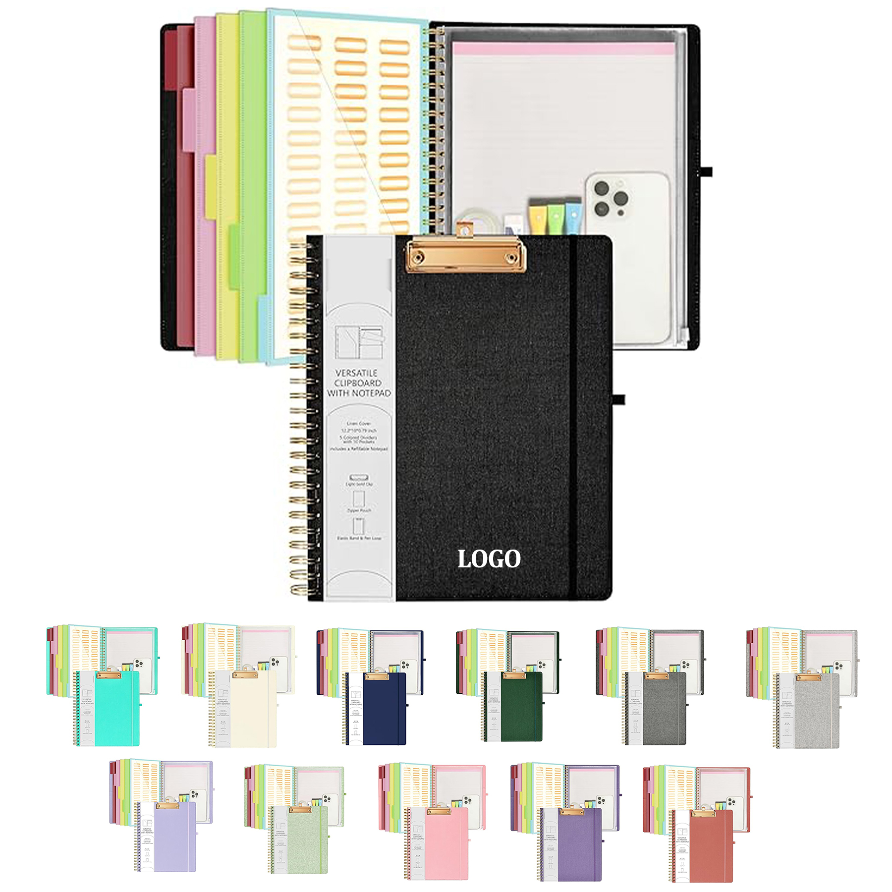 Portable Clipboard Combination With Folder And Notepad 30