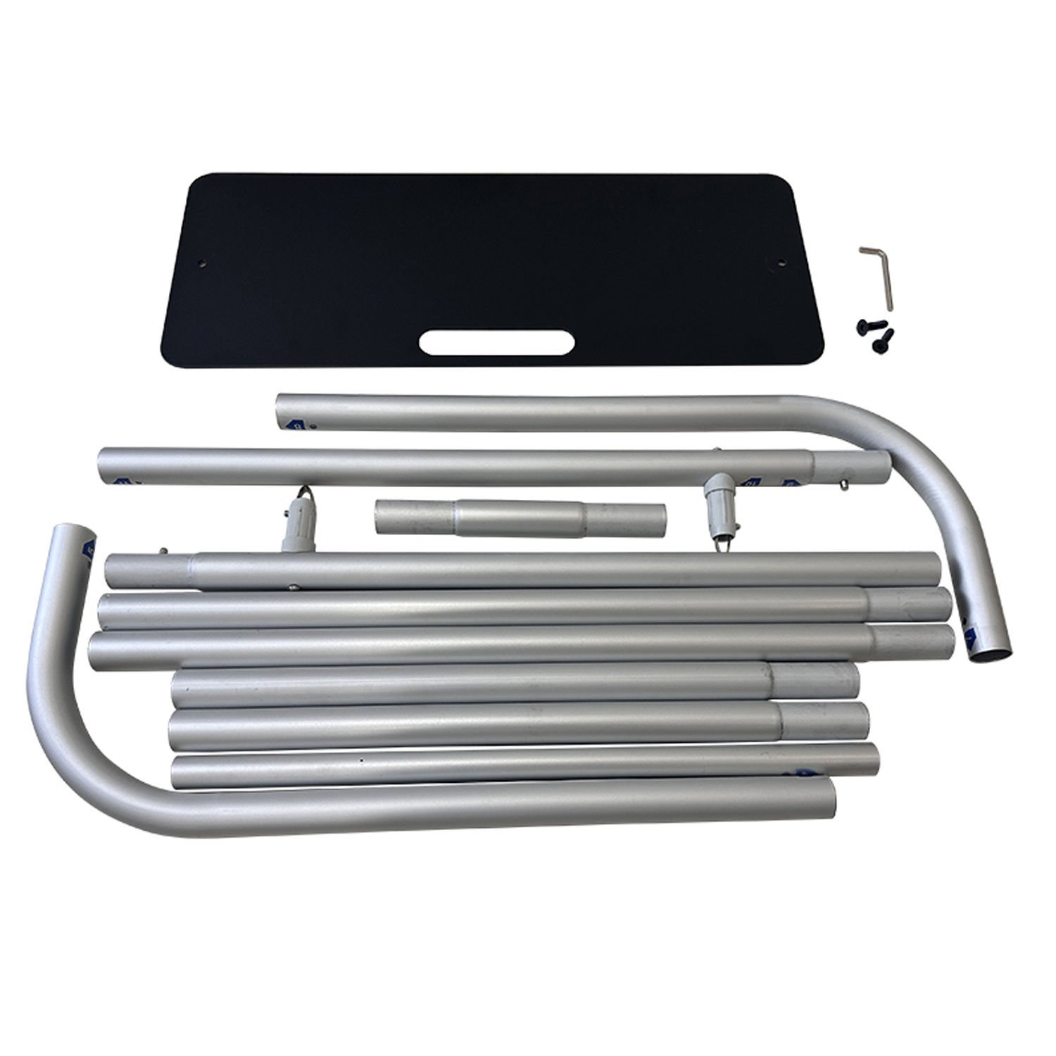 72Hr Fast Ship - Event package, 2'W Fabric banner and Premium 6' tablecloth open back 16