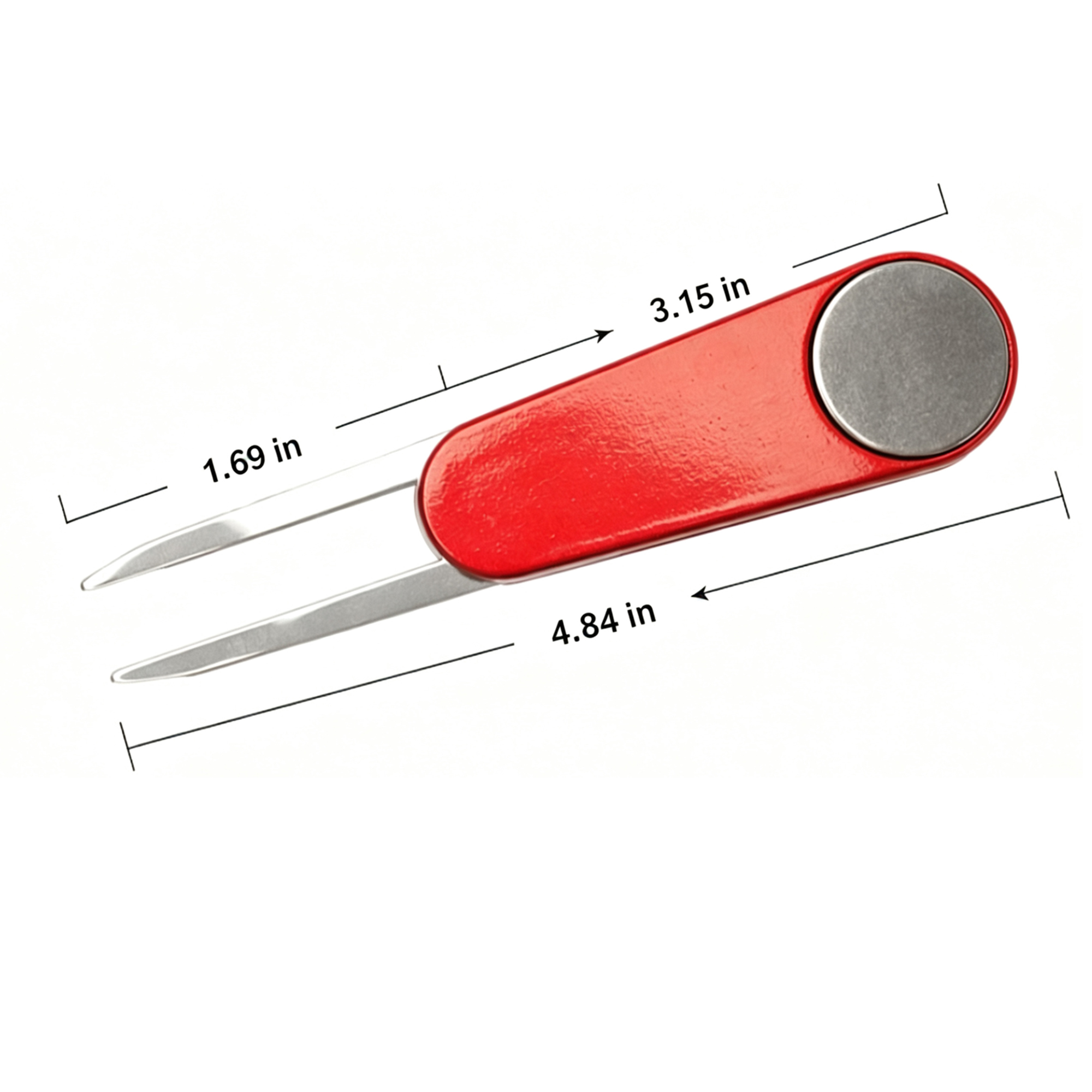 Retractable Stainless Steel Golf Divot Repair Tool 4