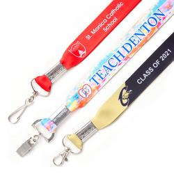 1" Dye Sublimated Youth Lanyard with Breakaway