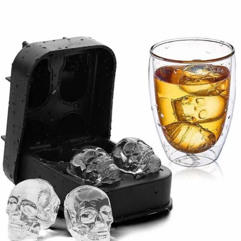 Skeleton Silicone Mold Ice Cube