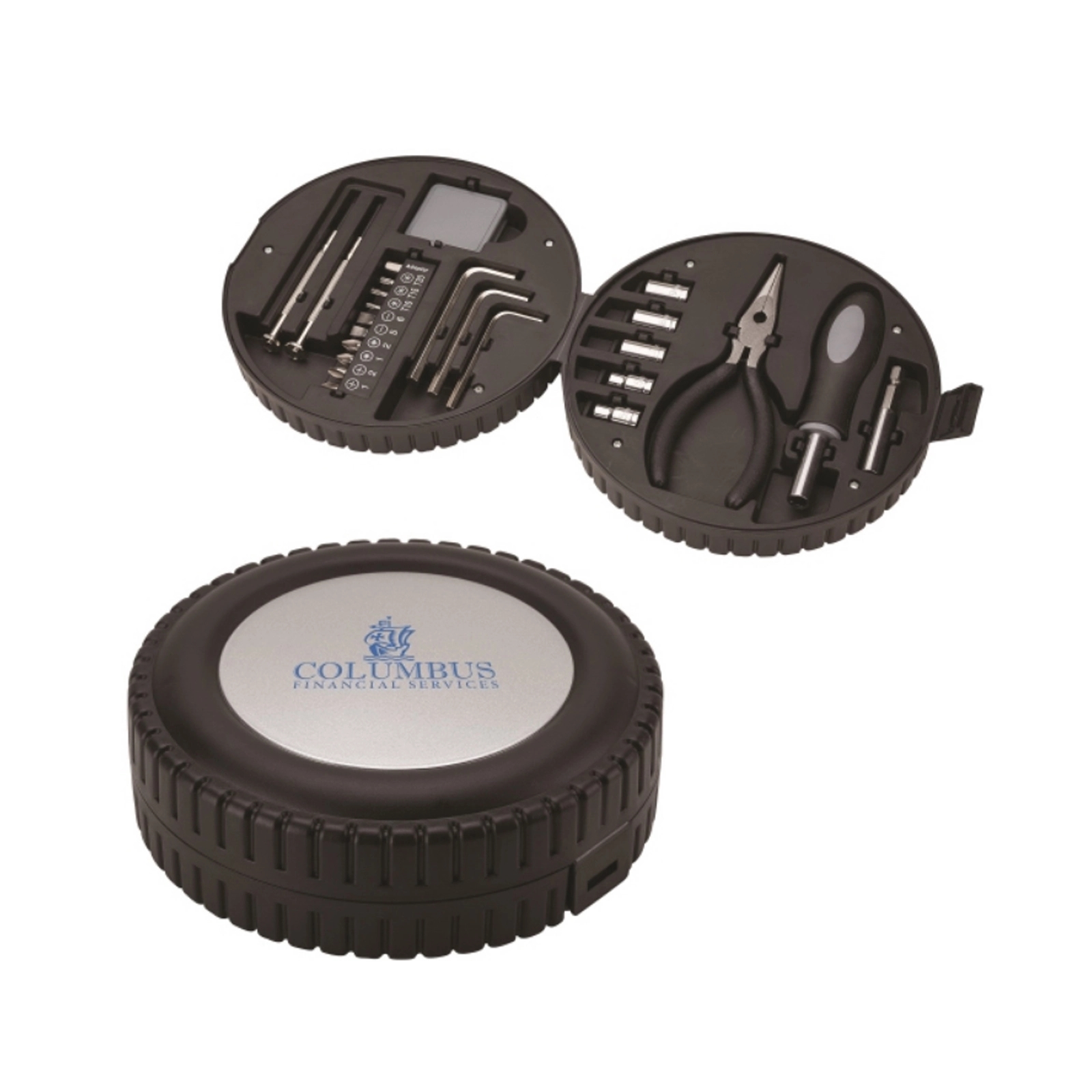 24pcs Tire Shape Hardware Tool Set