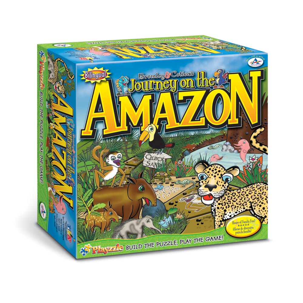 Journey on the Amazon Playzzle - Ages 3+ 2-6 Players 3