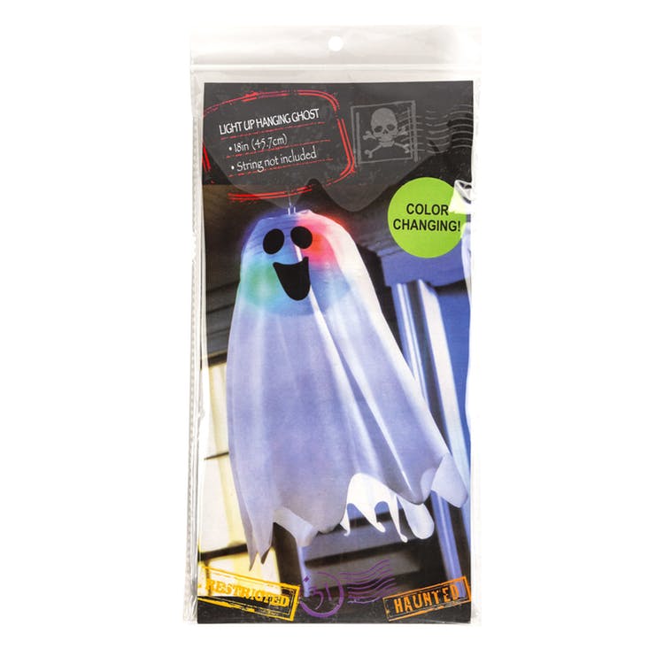 Halloween Ghost Dcor - Color Changing 18" 3