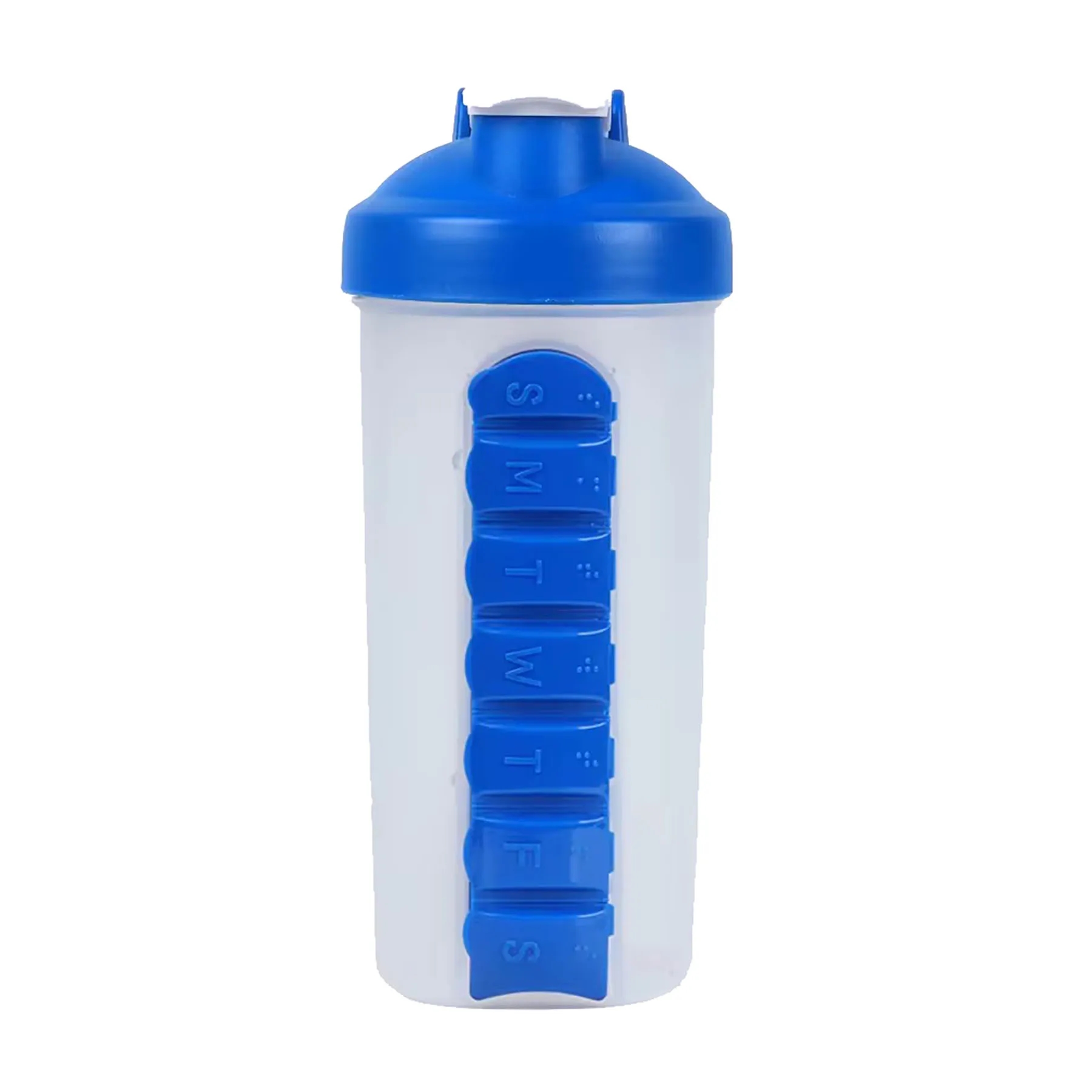 Shake Bottle with Pill Box 18
