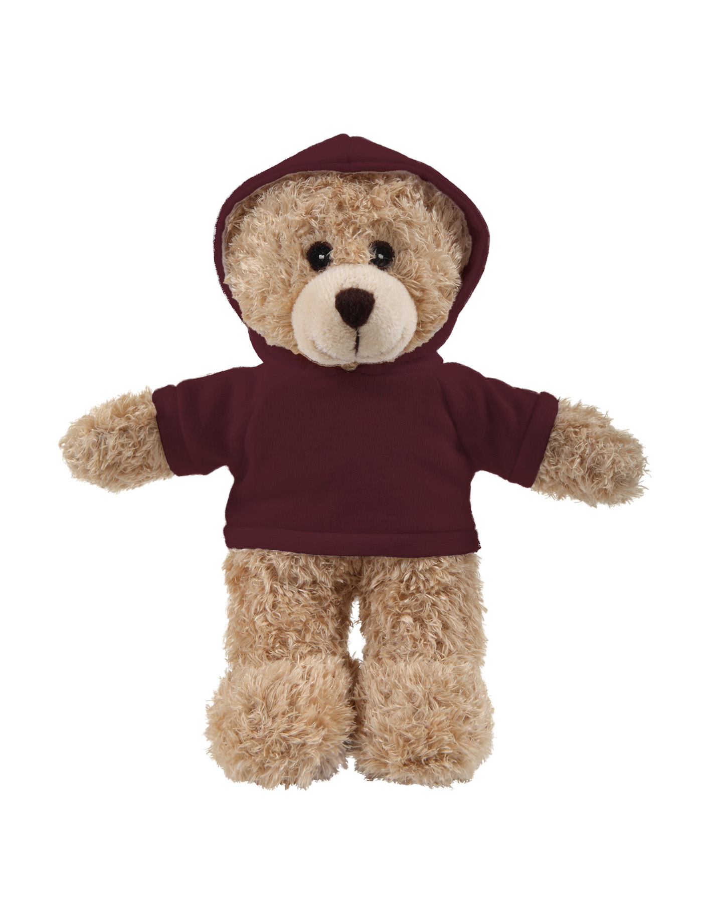 soft plush Tan Bear with hoodie 43