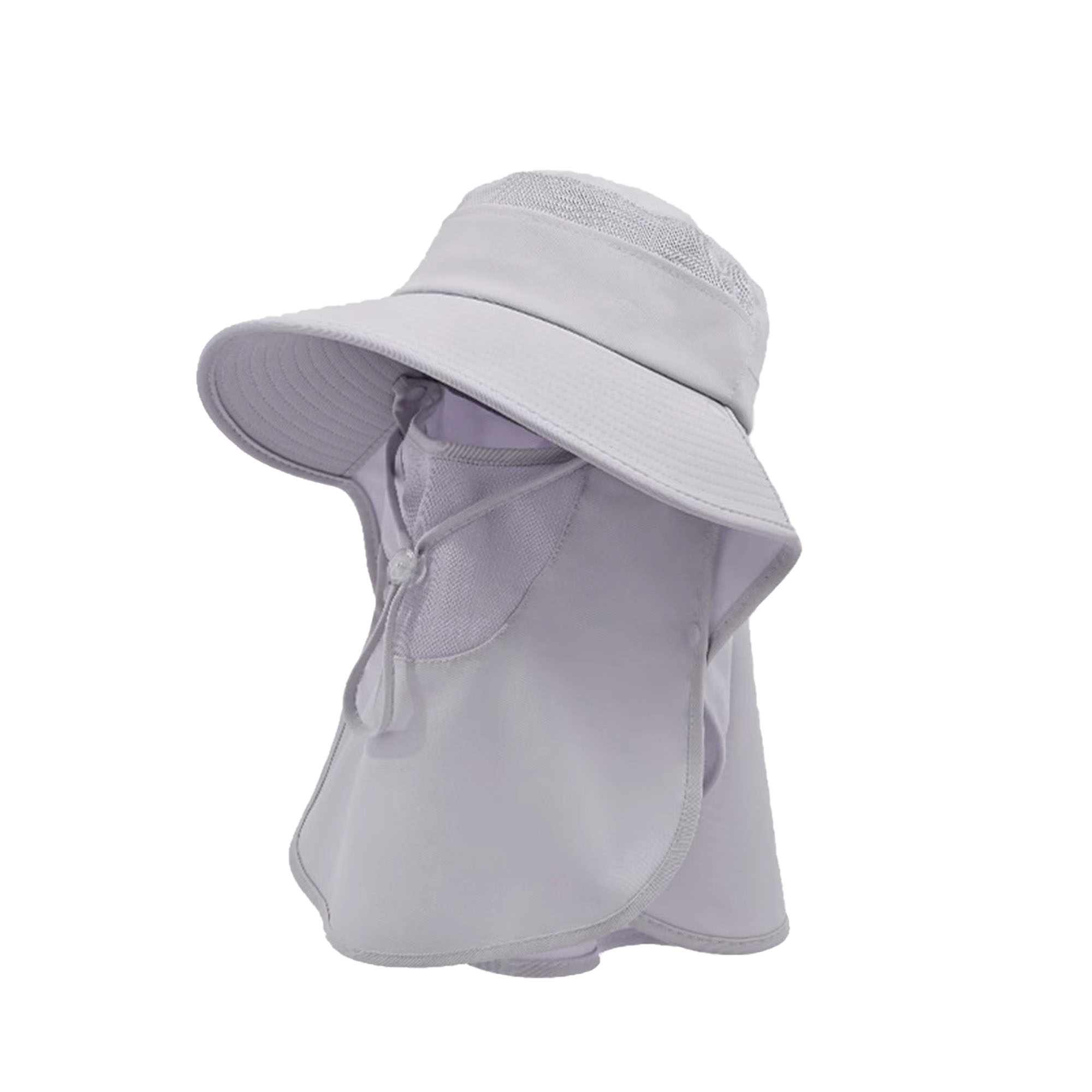 Wide Brim UV Protective Hat with Ventilated Face Cover 10