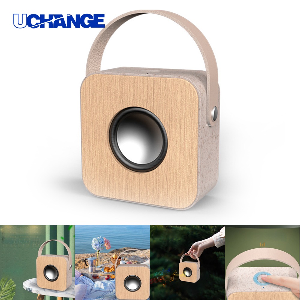 Portable Wooden Bluetooth Speaker