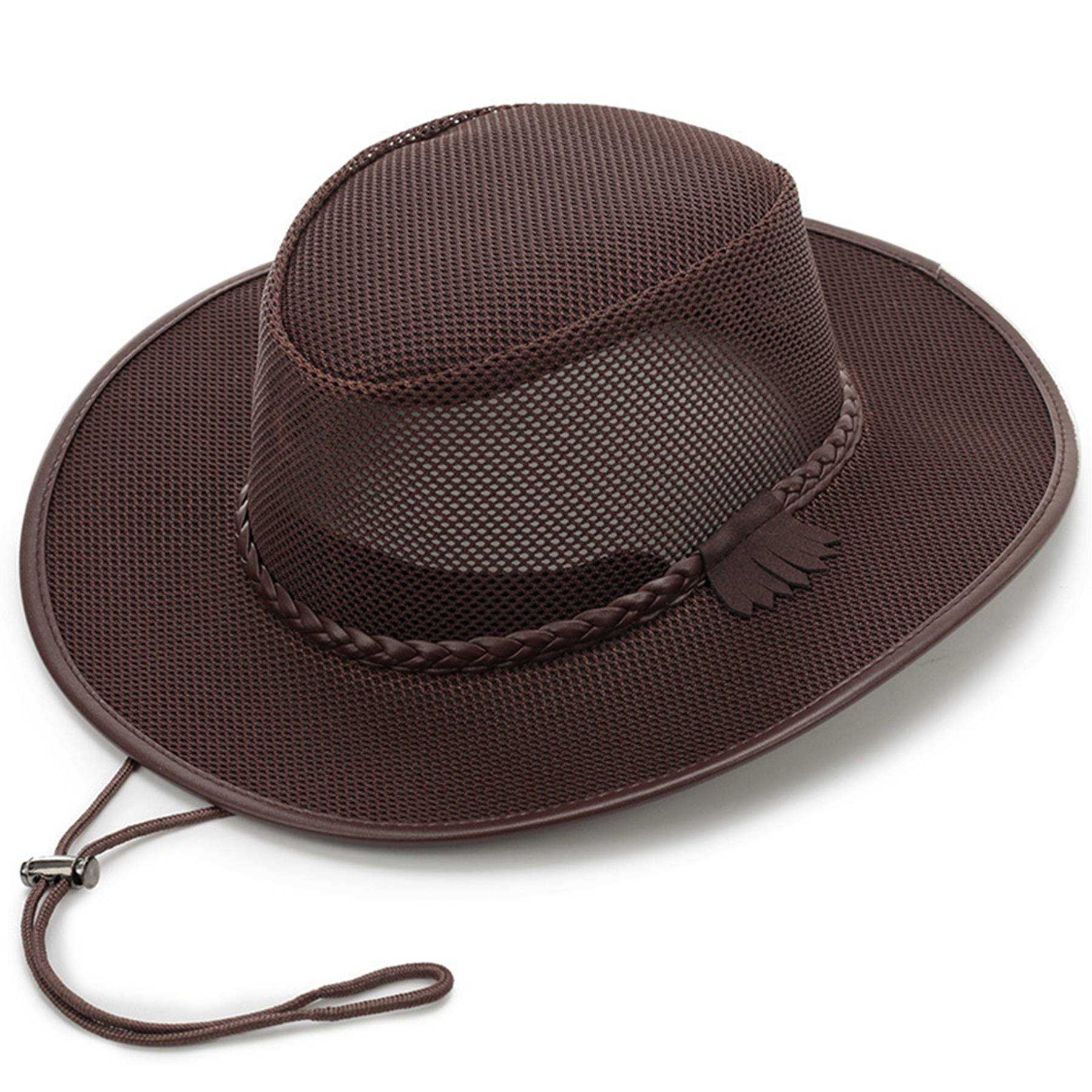 Polyester Breathable denim along sunscreen men's hat
