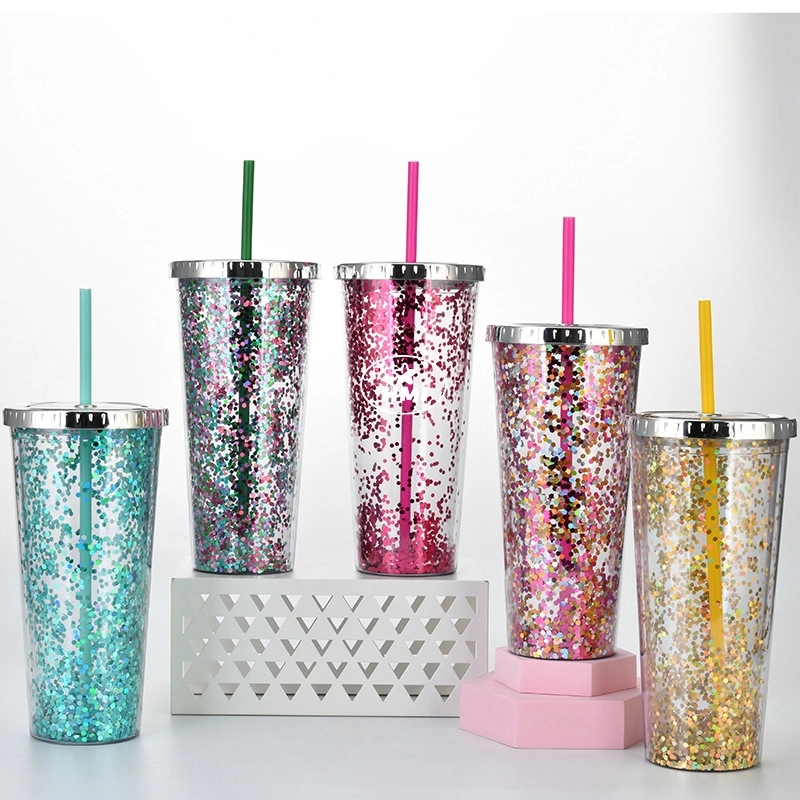 Tumbler With Reusable Straw 24Oz