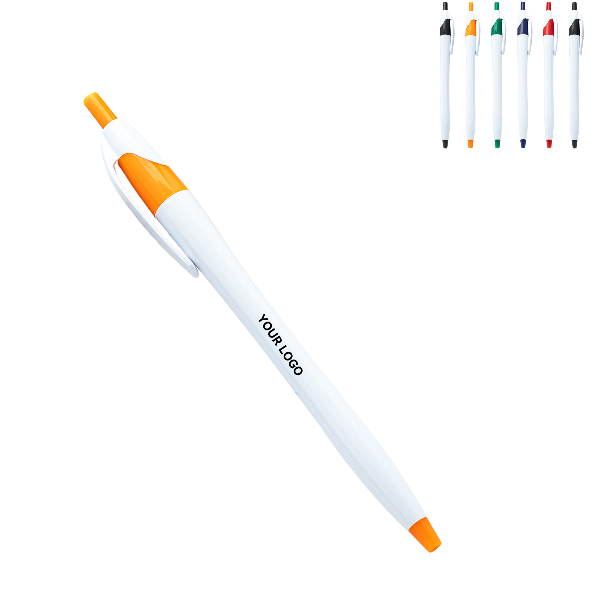 Stylish Click-Action Plastic Ballpoint Pen 3