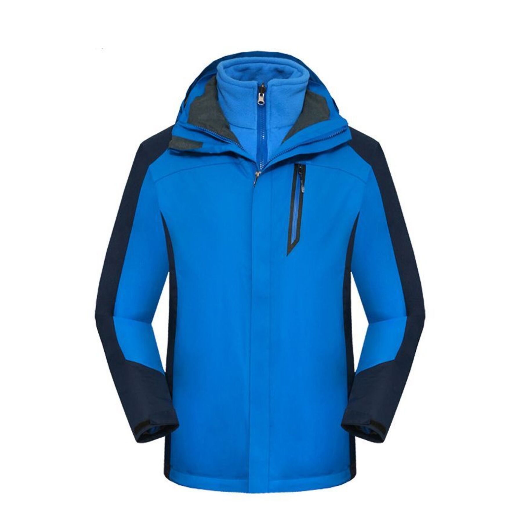 Detachable 3-in-1 Custom Windbreaker Jacket - Men's