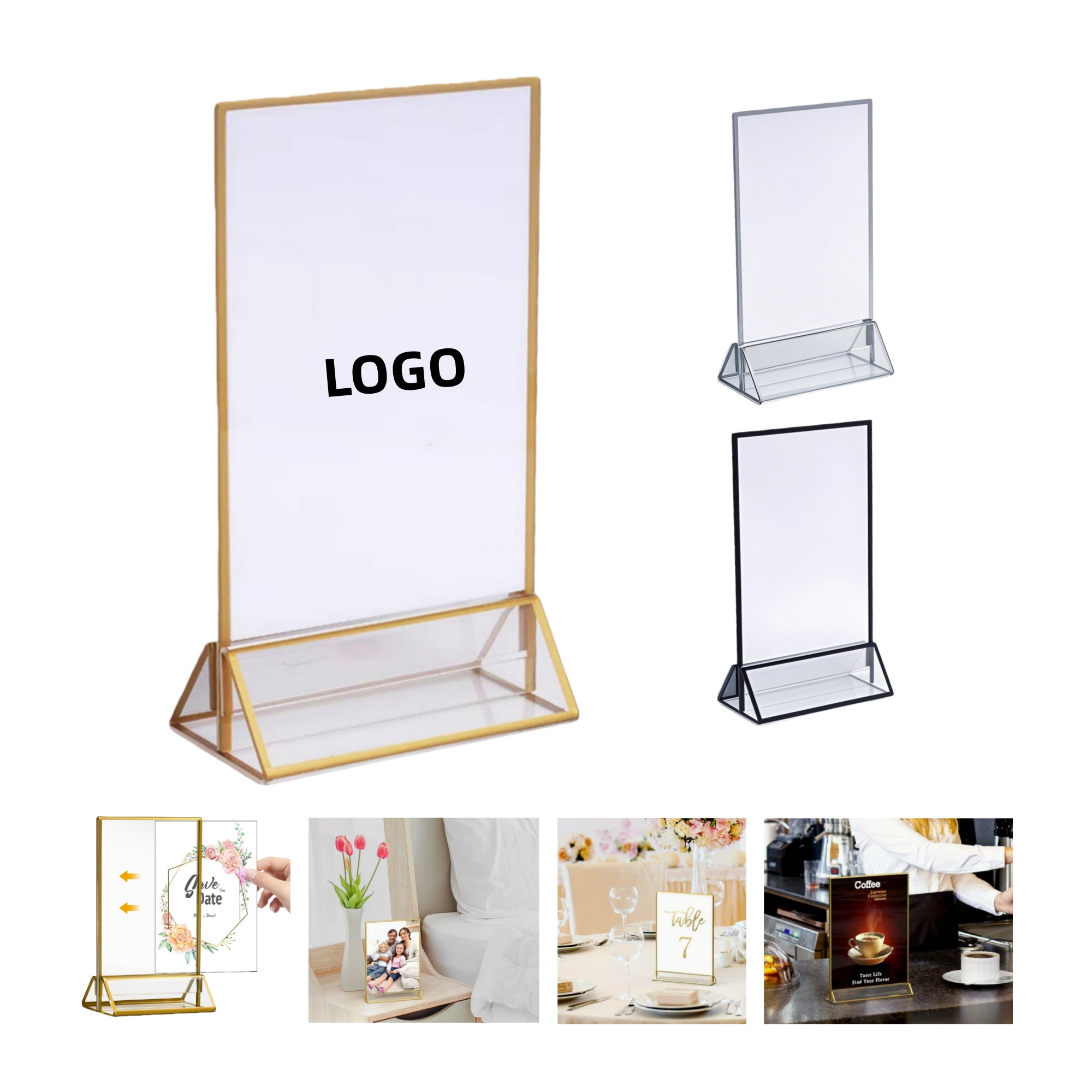 Acrylic Display Sign Holder Stand