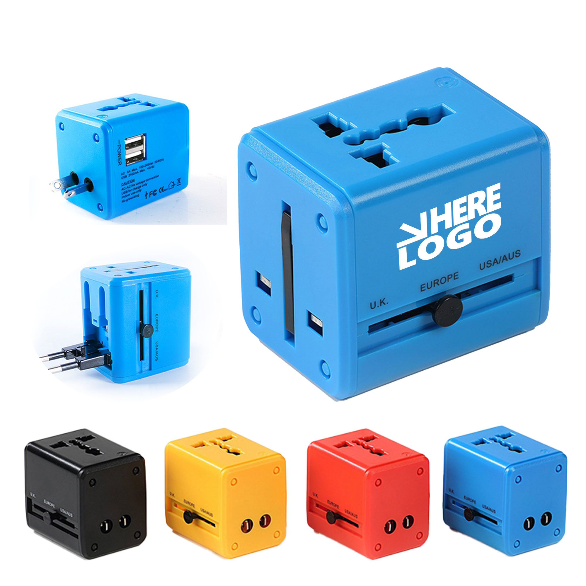 MOQ 20 Multifunctional Travel Adapter Plug 4