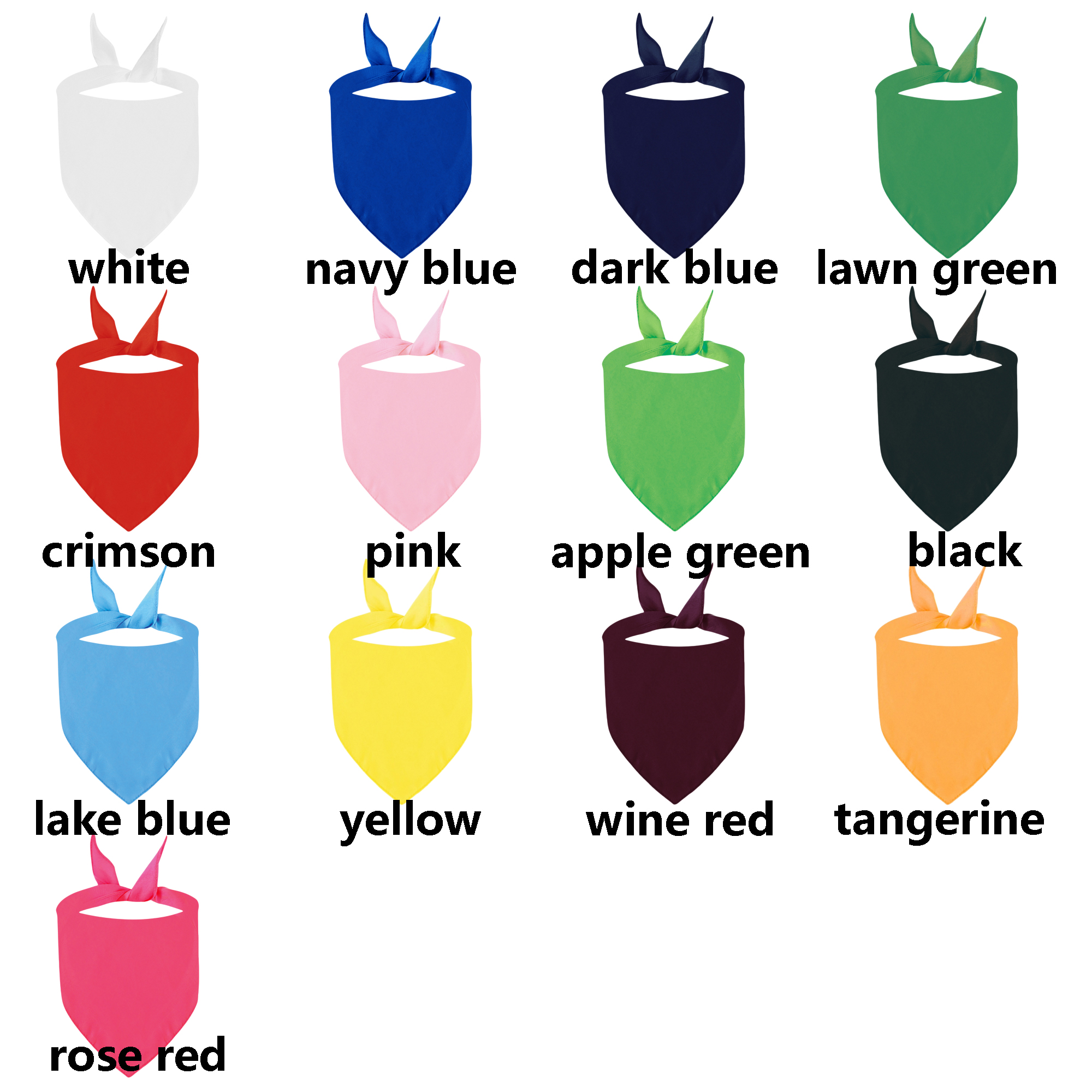 Pet Bandanas for Dogs and Cats MOQ100PCS 4