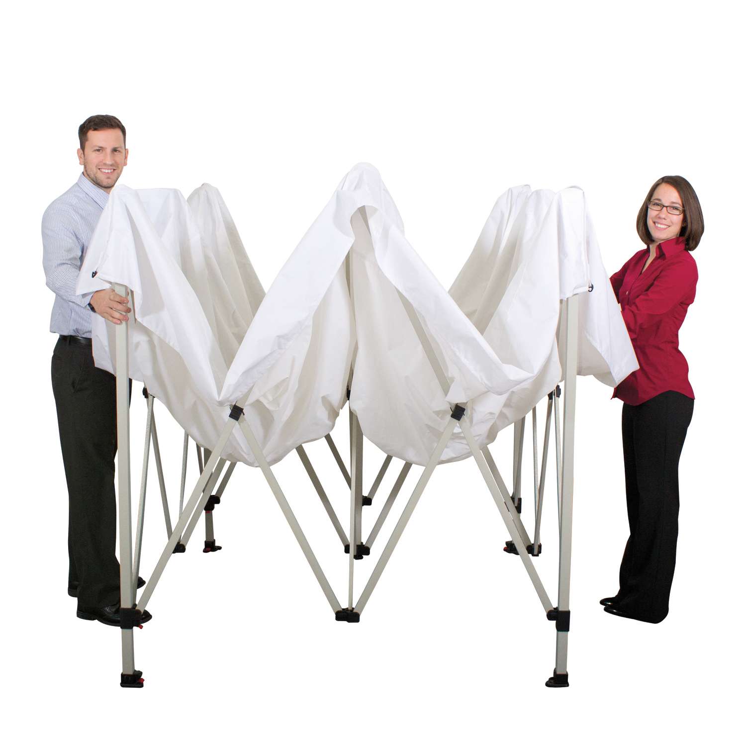 10' Standard Tent Kit (Full-Color Imprint, 2 Locations) 44