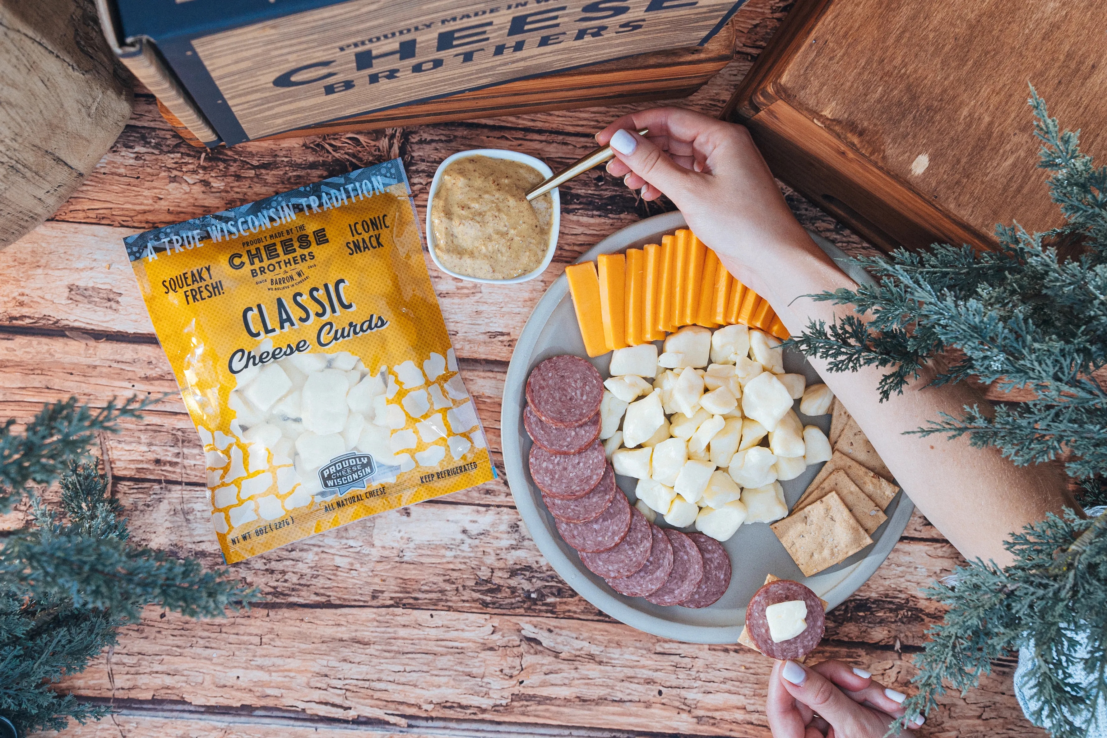 Cheese Bros. Wisconsin Cheese Curd Variety Pack Gift Box (9-Pack) 12