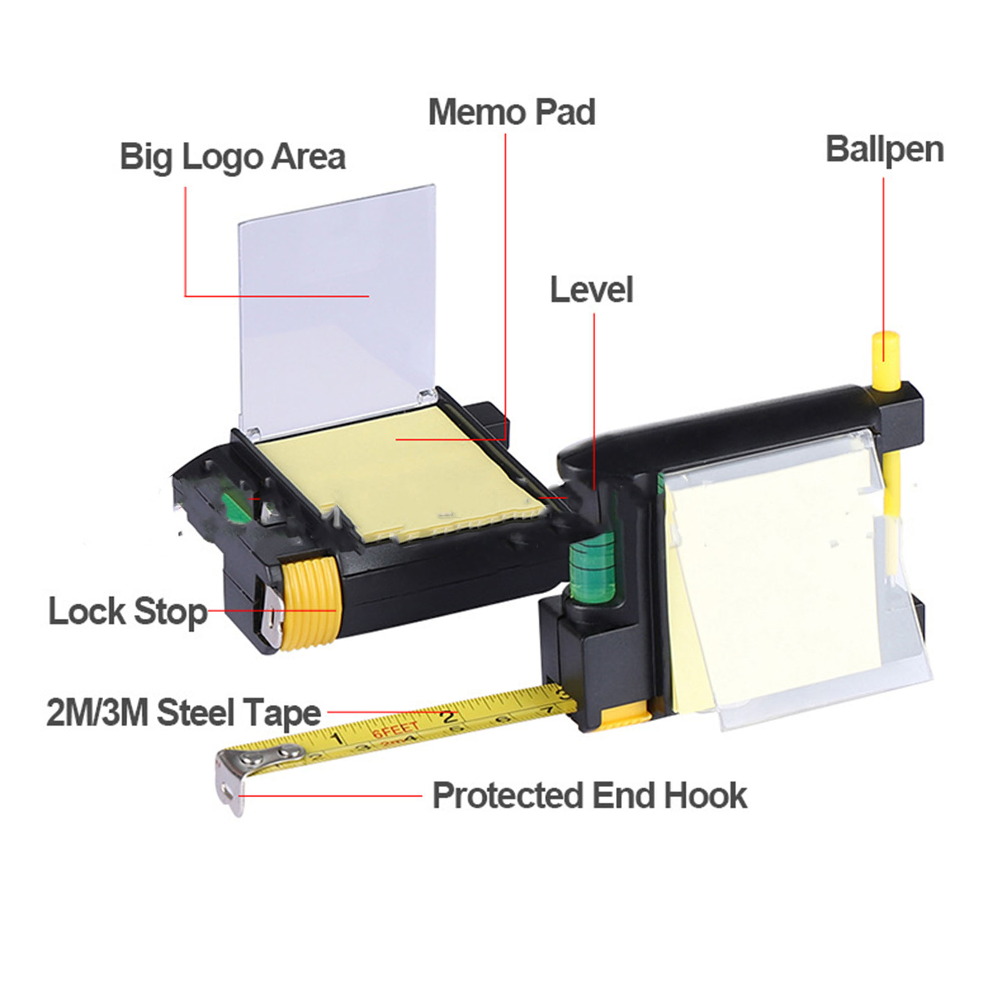 4-in-1 Multifunctional Tape Measure 10