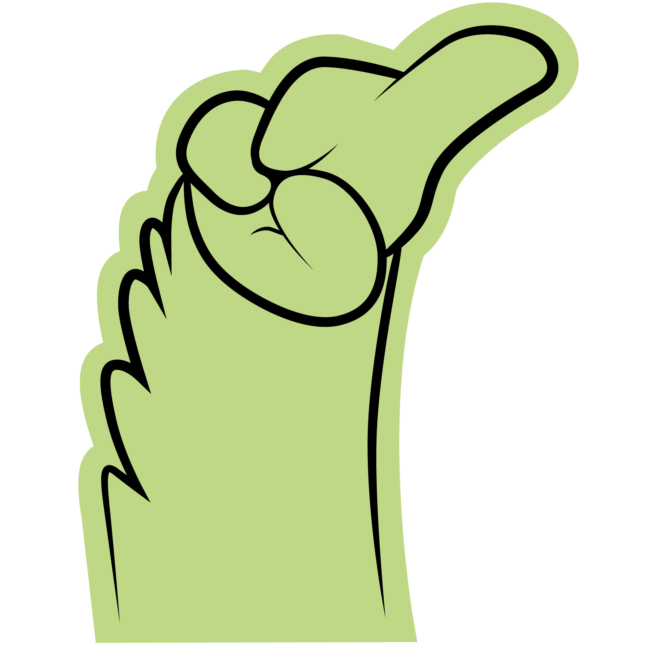 #1 Mascot Hand 68