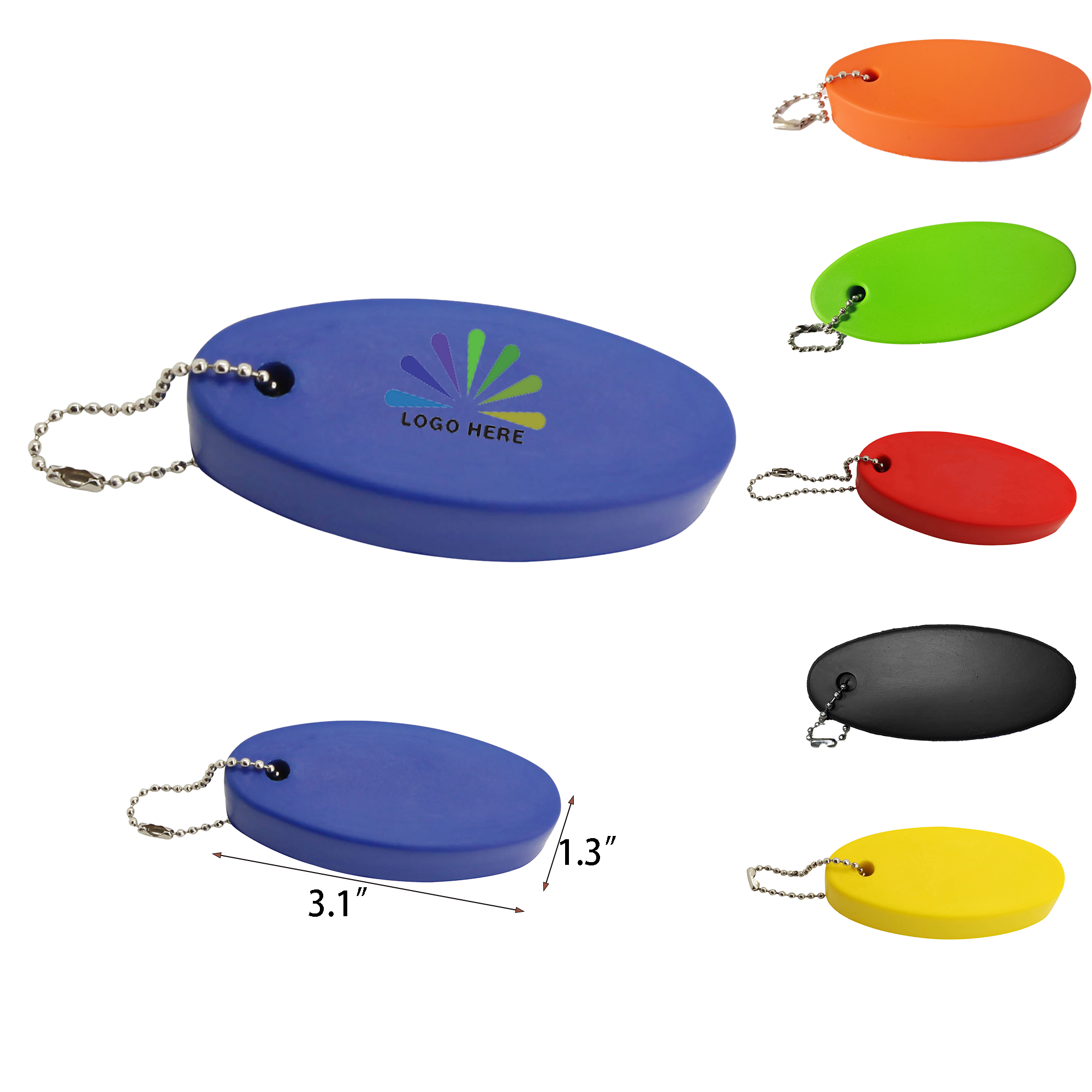 Polyurethane Foam Buoy Key Chain 3
