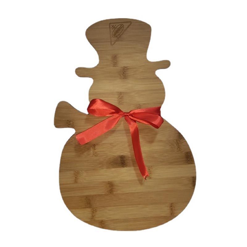 Snowman-Shaped Cutting Board