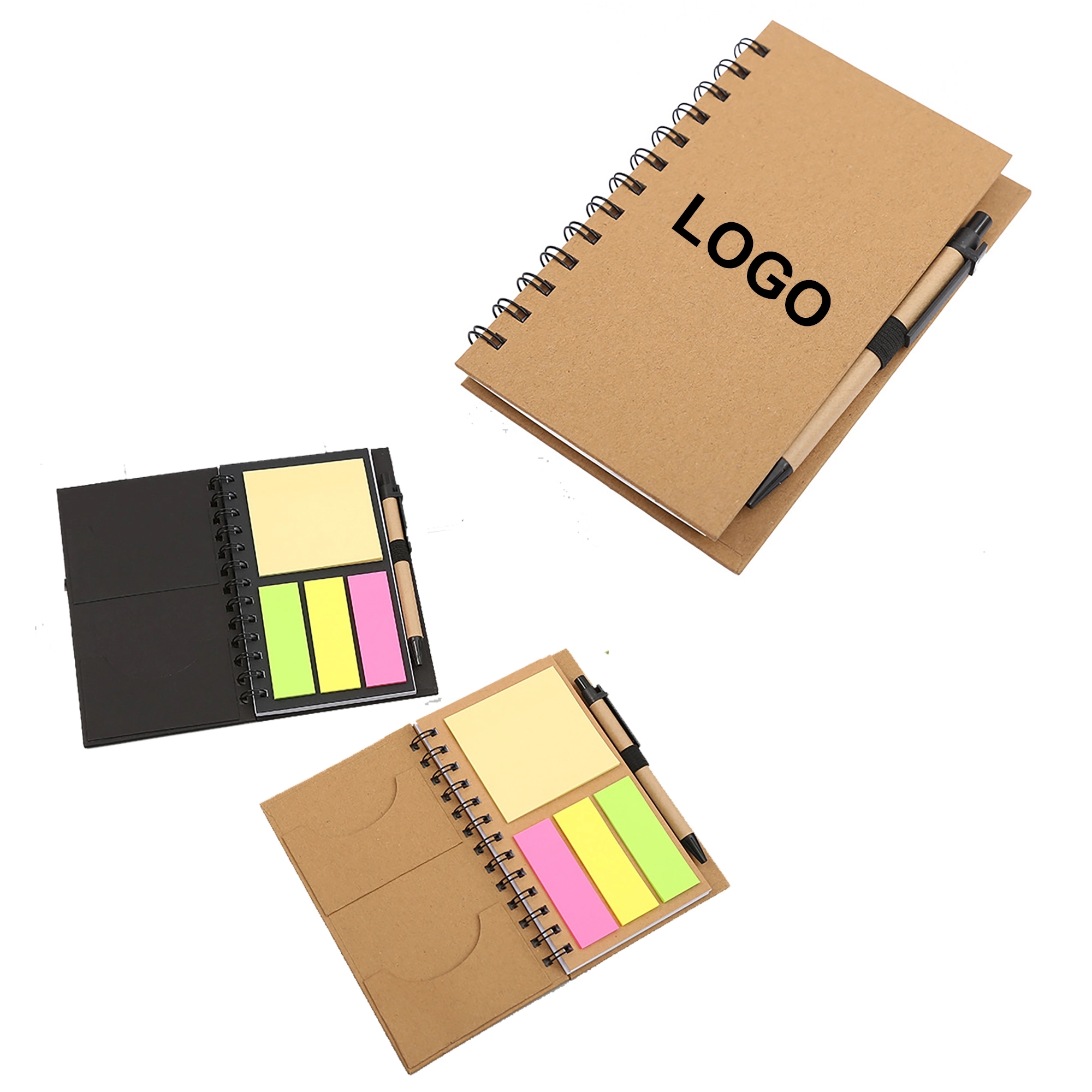 Spiral Sticky Notes Notebook